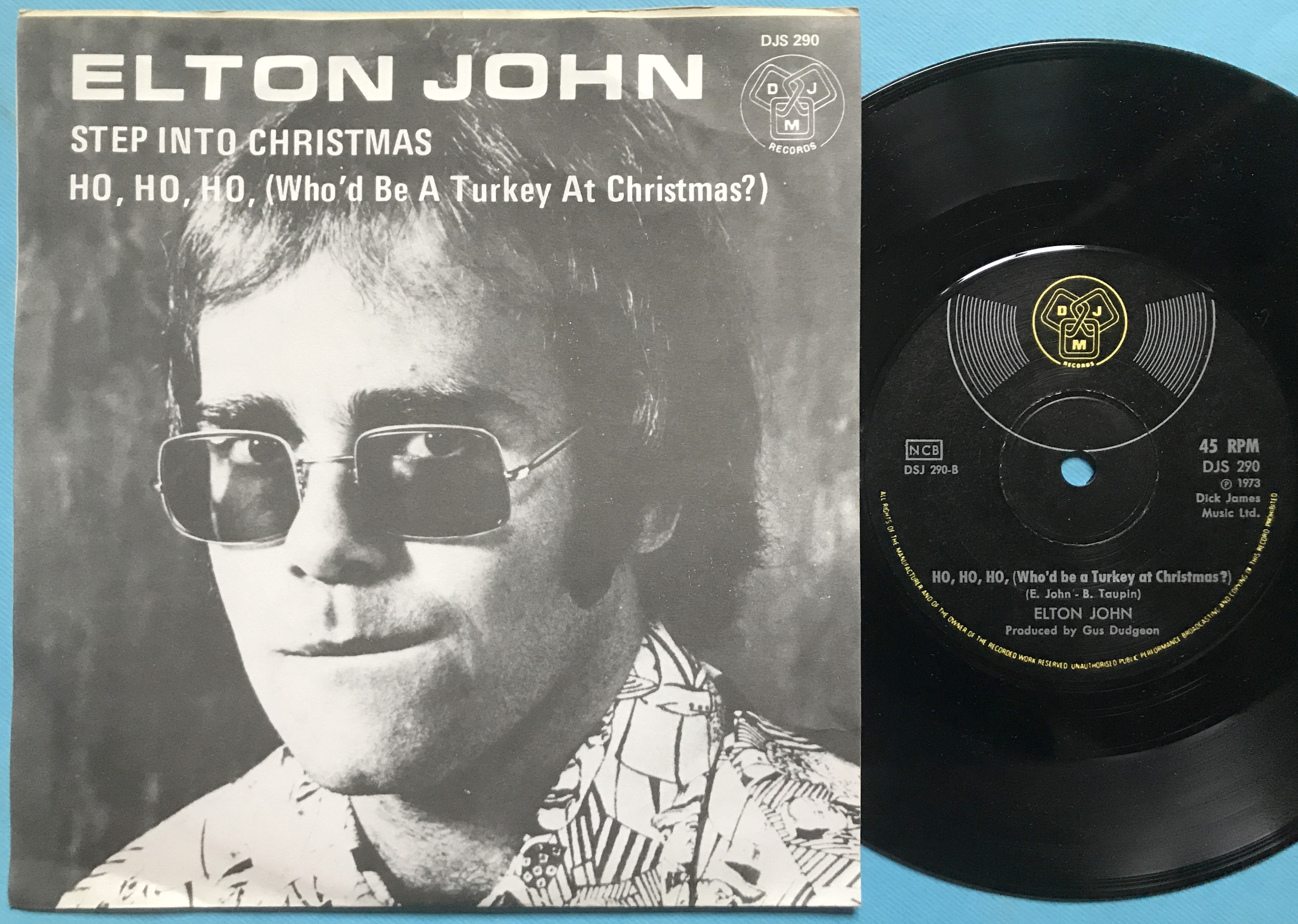 ELTON JOHN - Step into  christmas Swe PS 1973 - 2