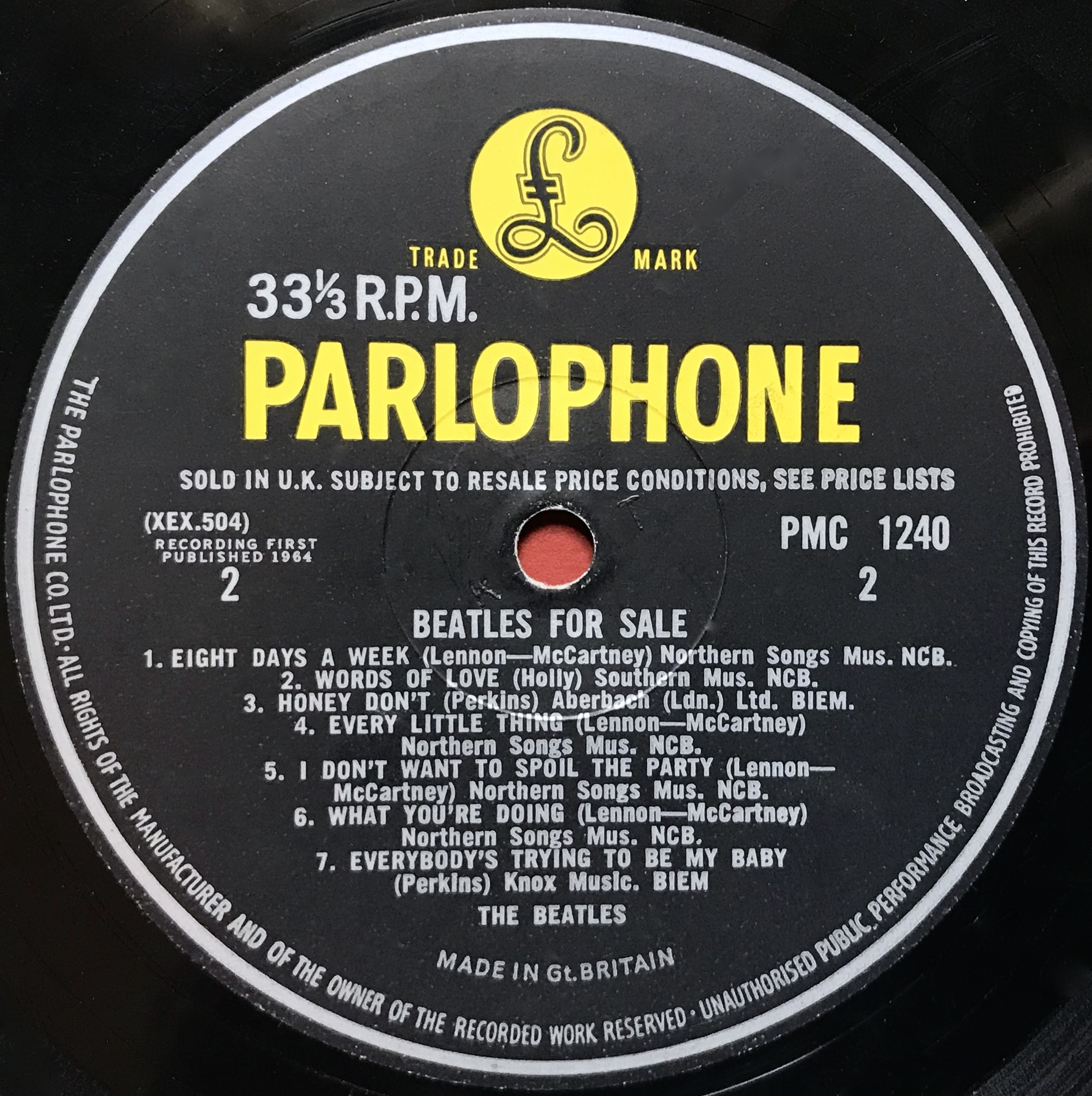 BEATLES - For sale UK-orig Mono LP 1964 - 5