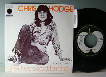 CHRIS HODGE Goodbye sweet Lorraine 7" Rare France PS 1973