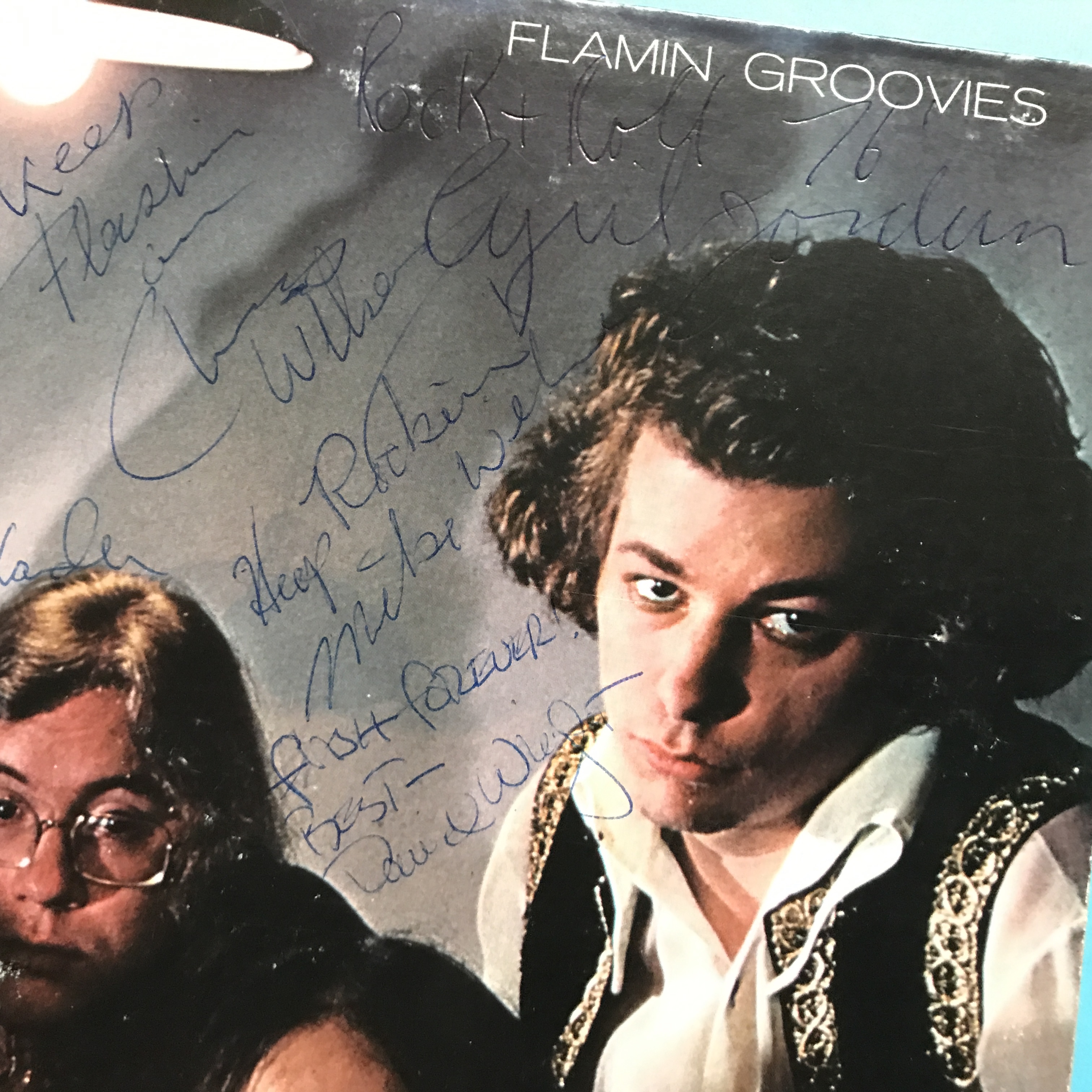 FLAMIN´ GROOVIES - Flamingo US-orig SIGNED LP 1971  - 2