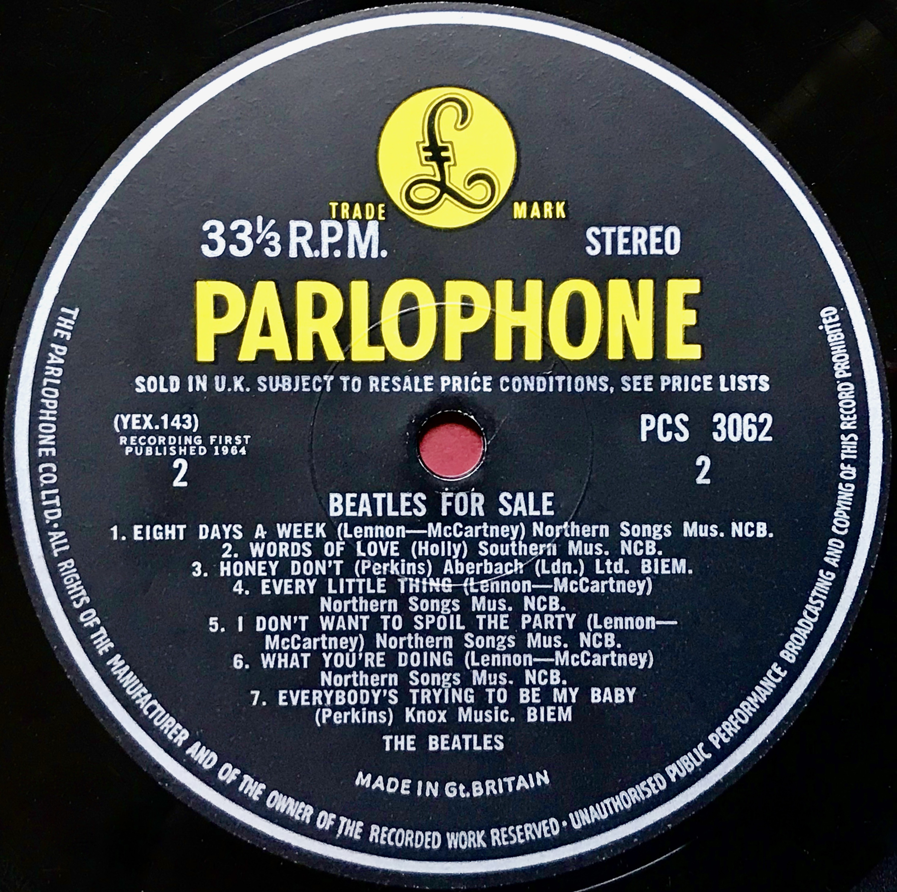 BEATLES - For sale UK-orig Stereo LP 1964 - 5