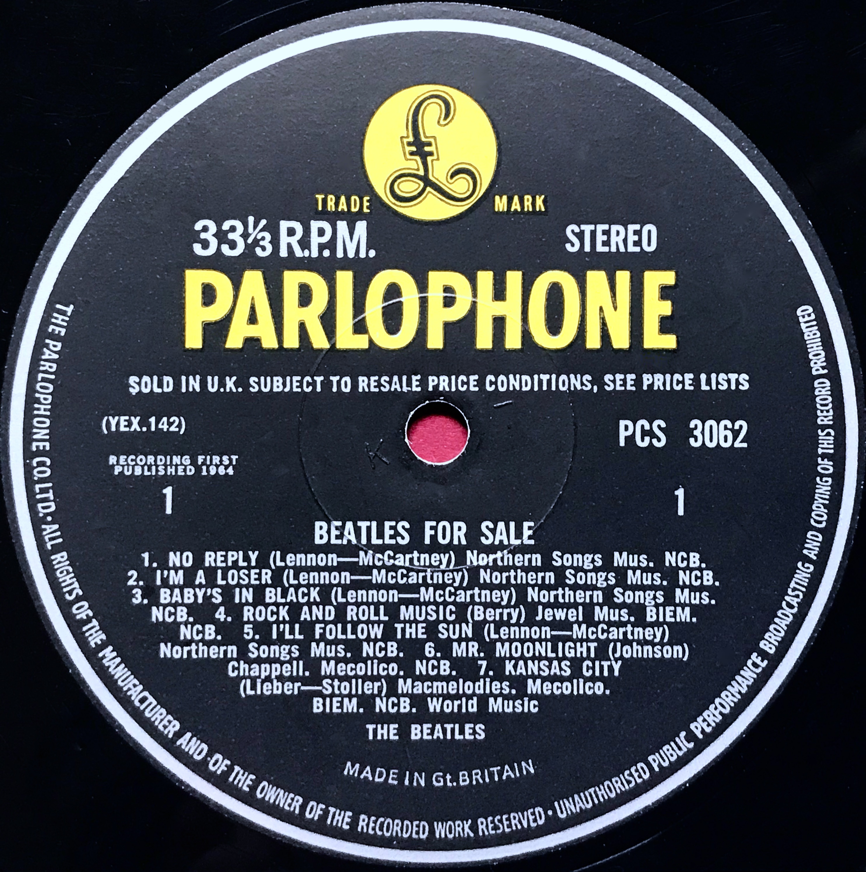 BEATLES - For sale UK-orig Stereo LP 1964 - 4