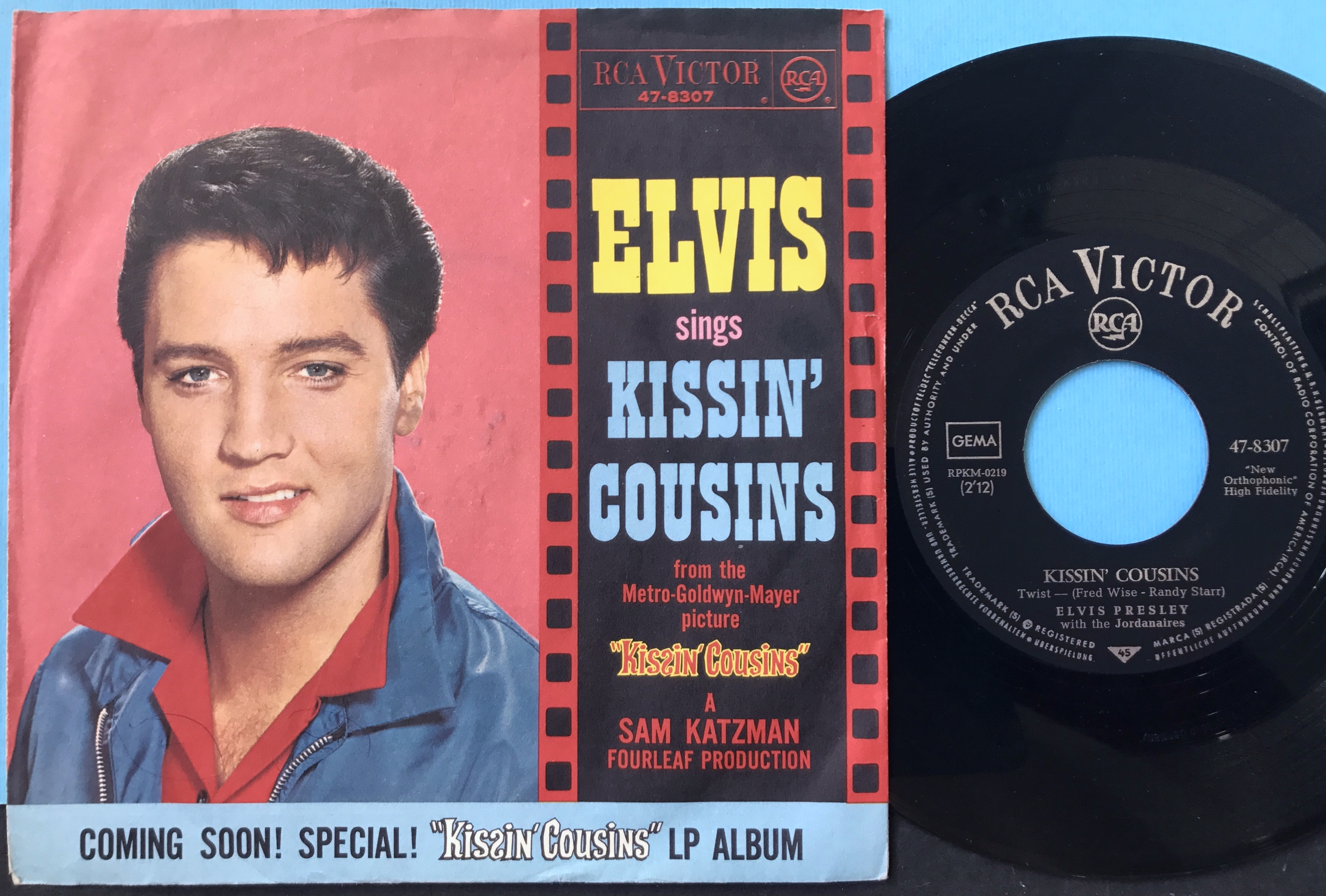 ELVIS PRESLEY - Kissin´ cousins 7" Ger PS 1964