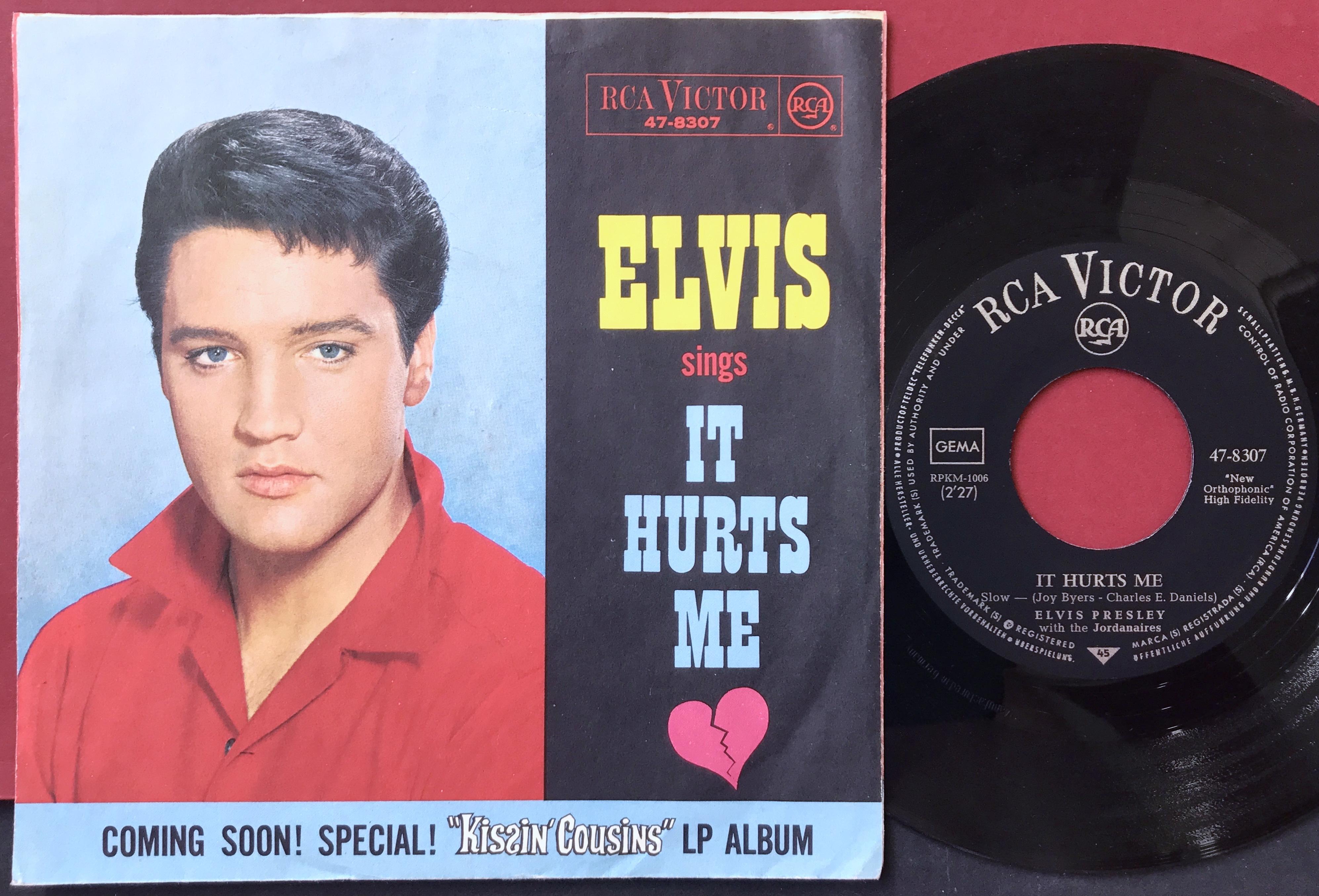 ELVIS PRESLEY - Kissin´ cousins 7" Ger PS 1964 - 2