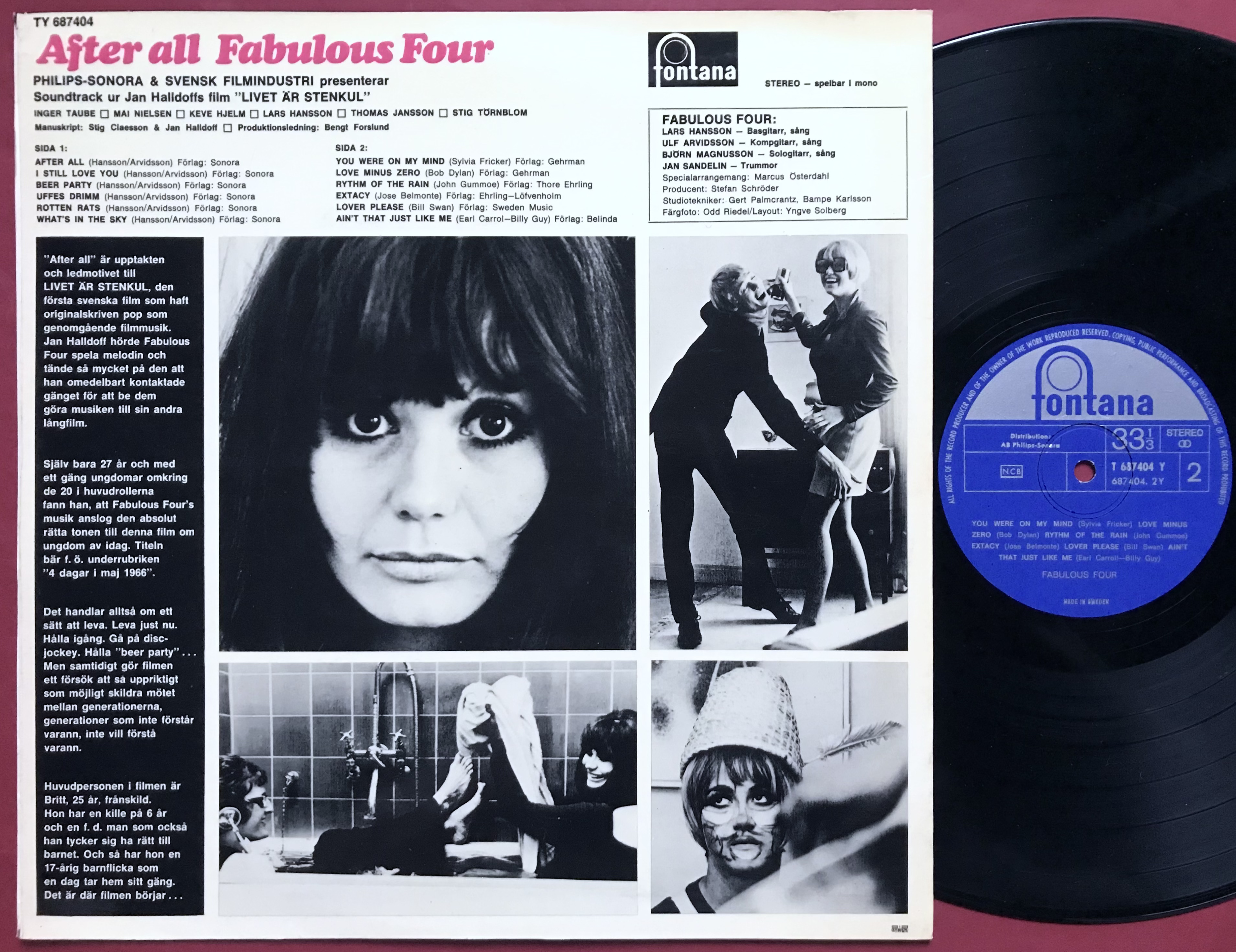 FABULOUS FOUR - After all Swe-orig LP 1967 - 2