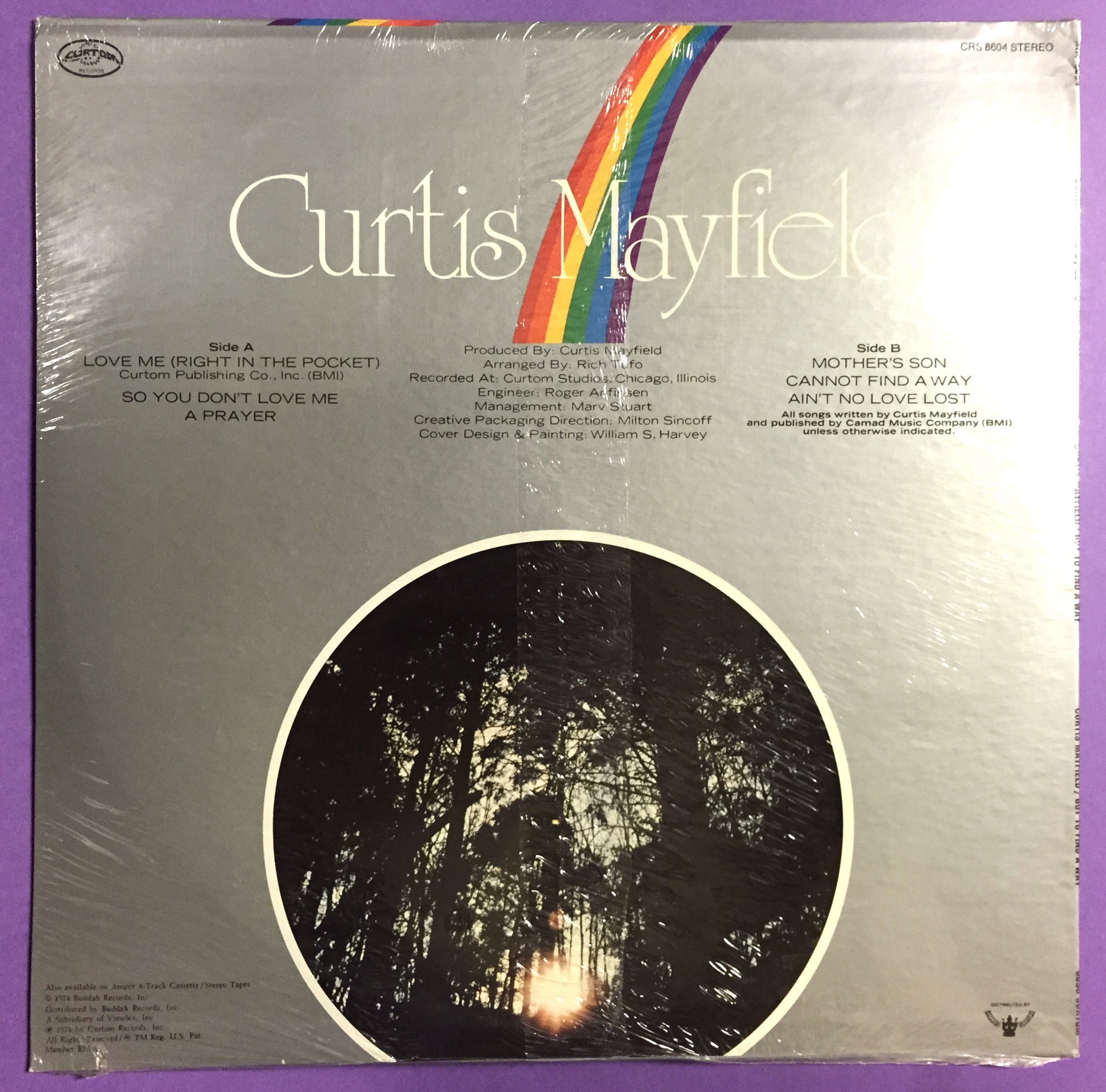 CURTIS MAYFIELD - Got to find a way US-orig LP 1974 OÖPPNAD! - 2