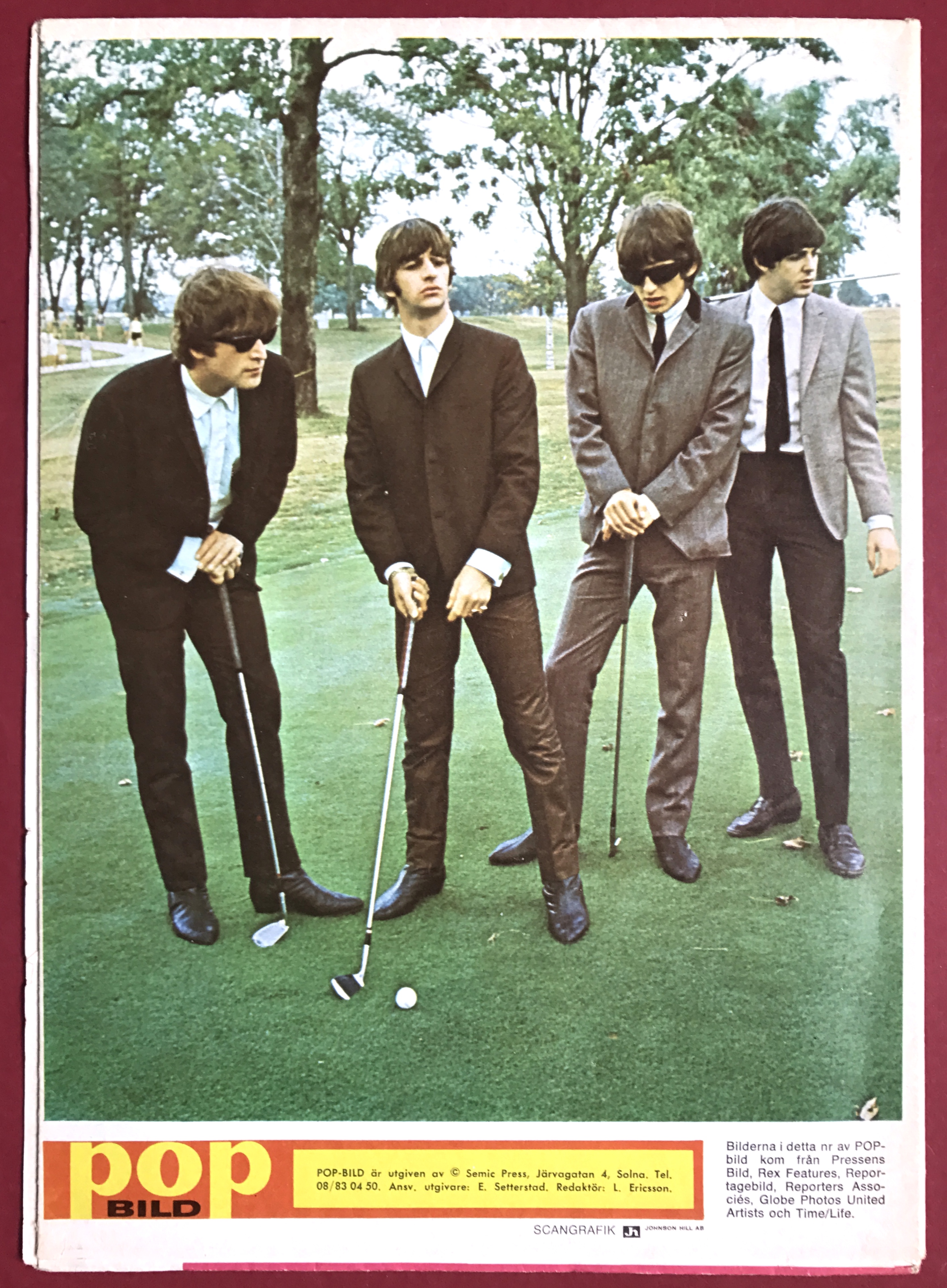 BEATLES - POPBILD No 3 1965 Toppskick! - 2