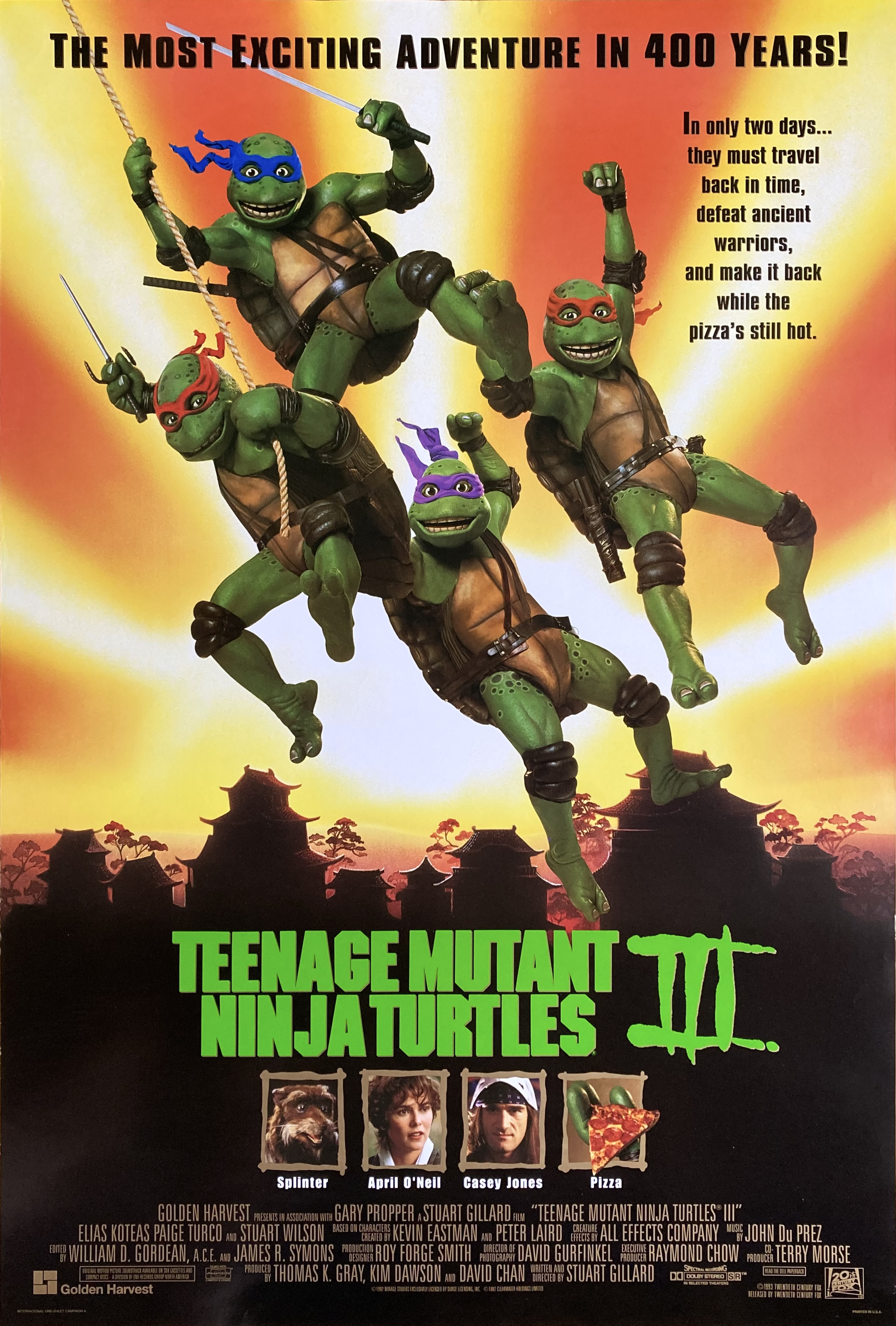 TEENAGE MUTANT NINJA TURTLES - III (1993)