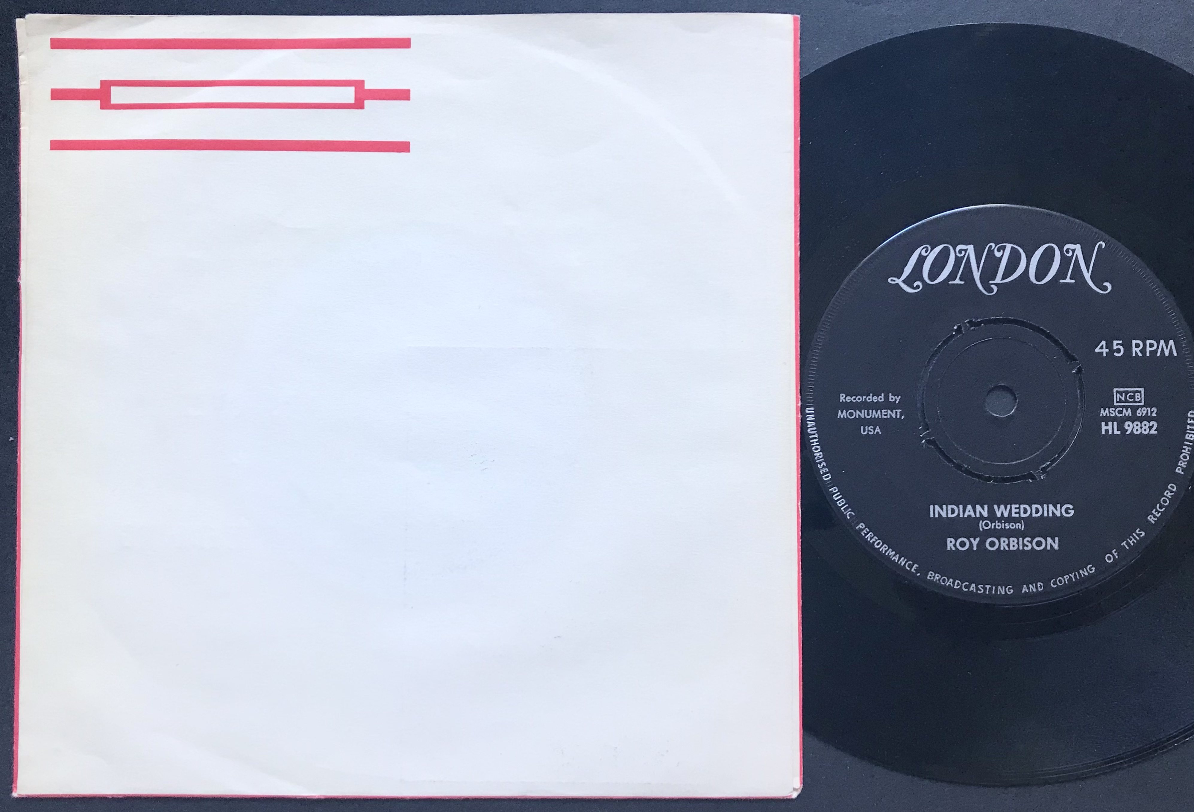ROY ORBISON -  It´s over Swe PS 1963 - 2