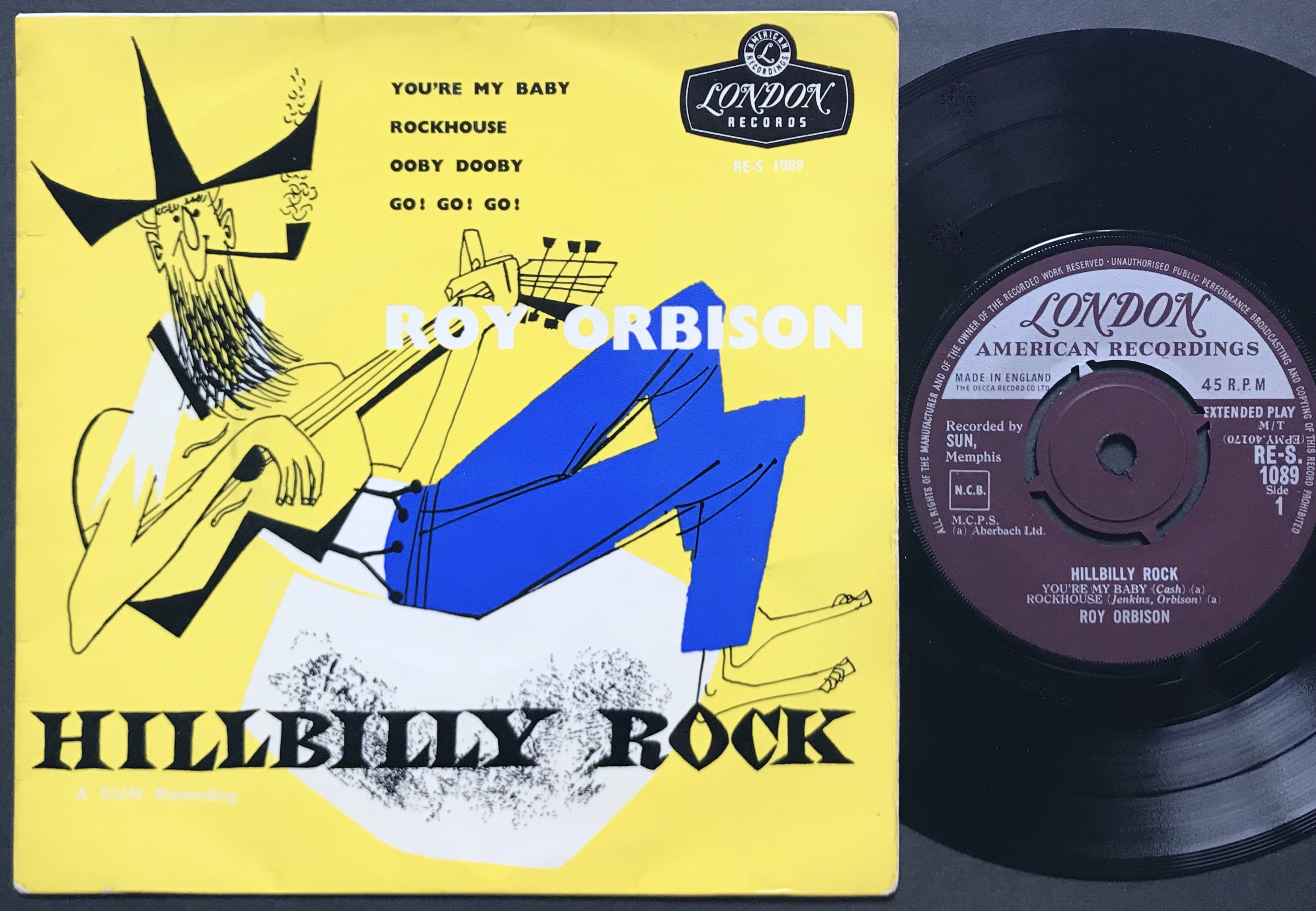 ROY ORBISON - Hillbilly rock UK EP 1963