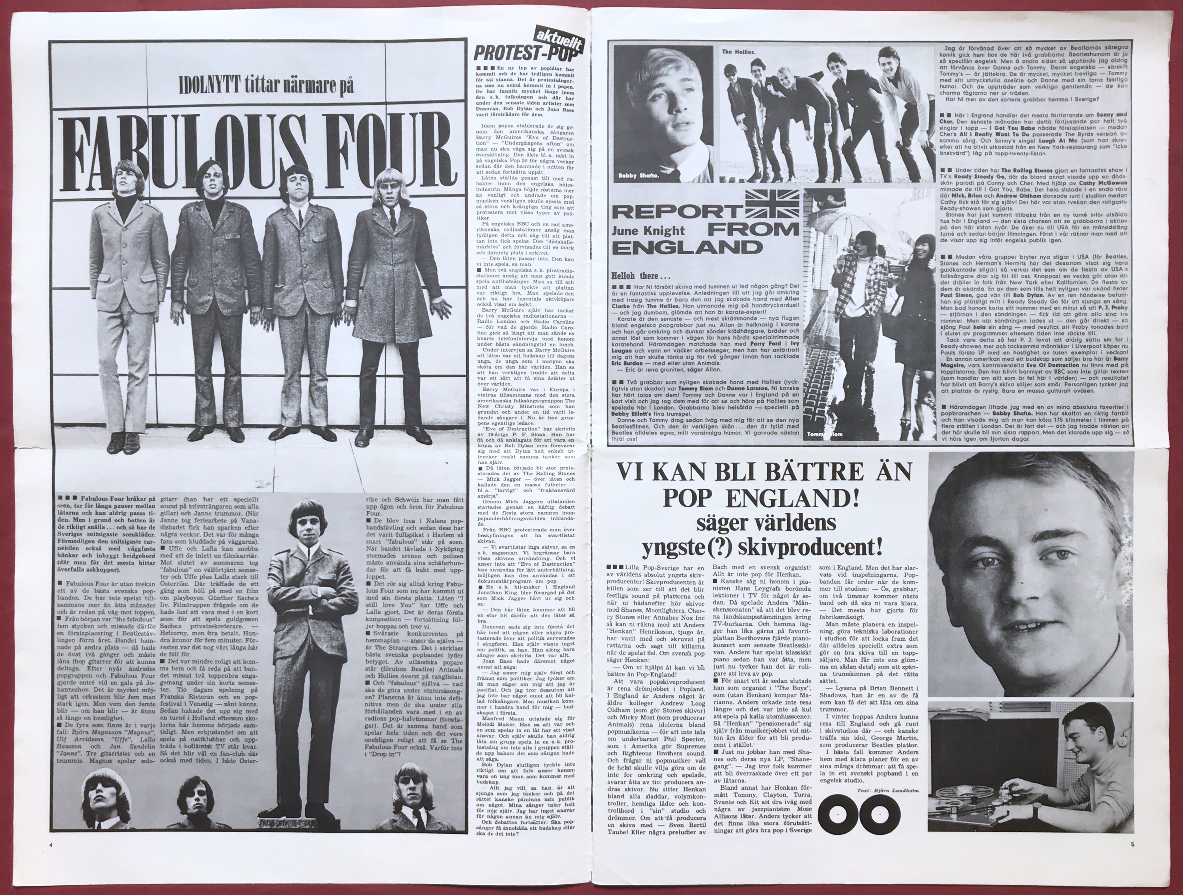 IDOLNYTT - Nr 19 1965 MOONLIGHTERS omslag - 5