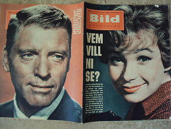 Bildjournalen no 30 1961 Shirley MacLaine/ Burt Lancaster