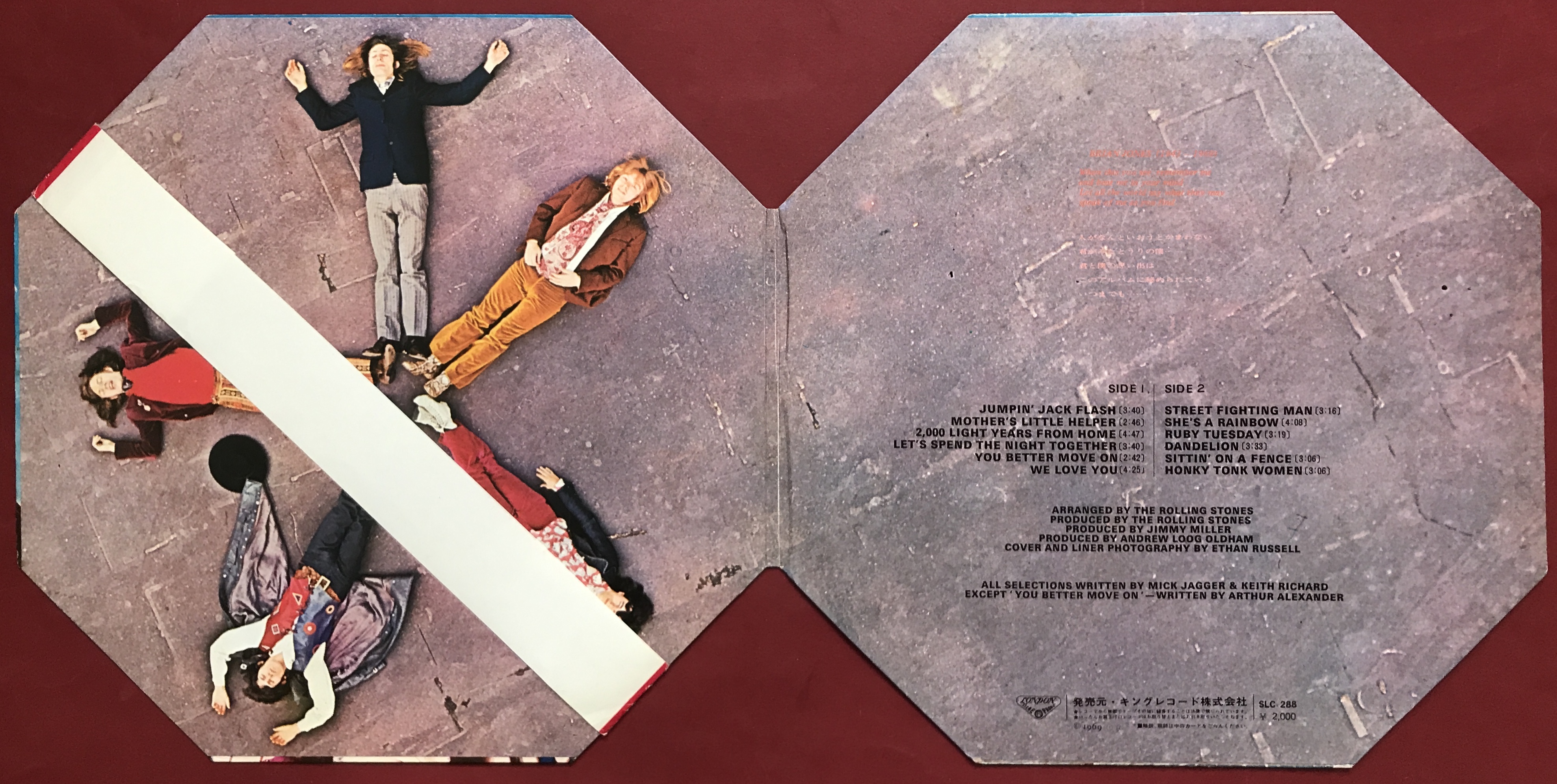 ROLLING STONES - Through the past darkly Japan-orig LP 1969 - 3