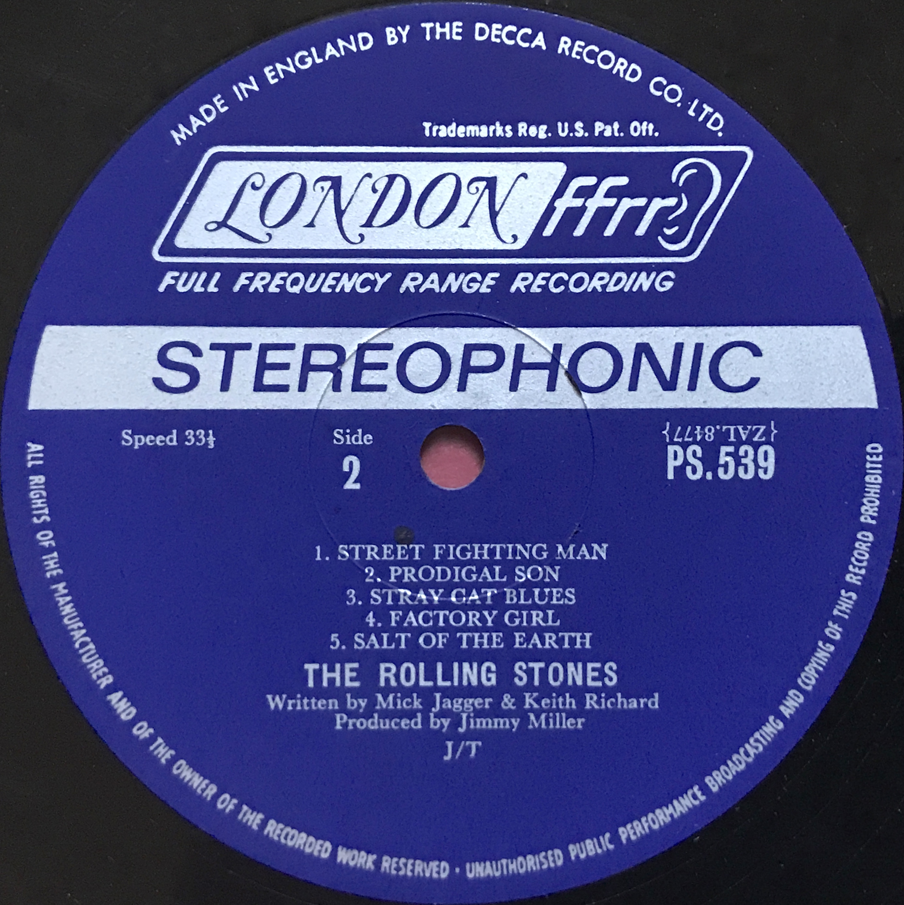 ROLLING STONES - Beggars Banquet UK-orig LONDON EXPORT LP 1968 - 6