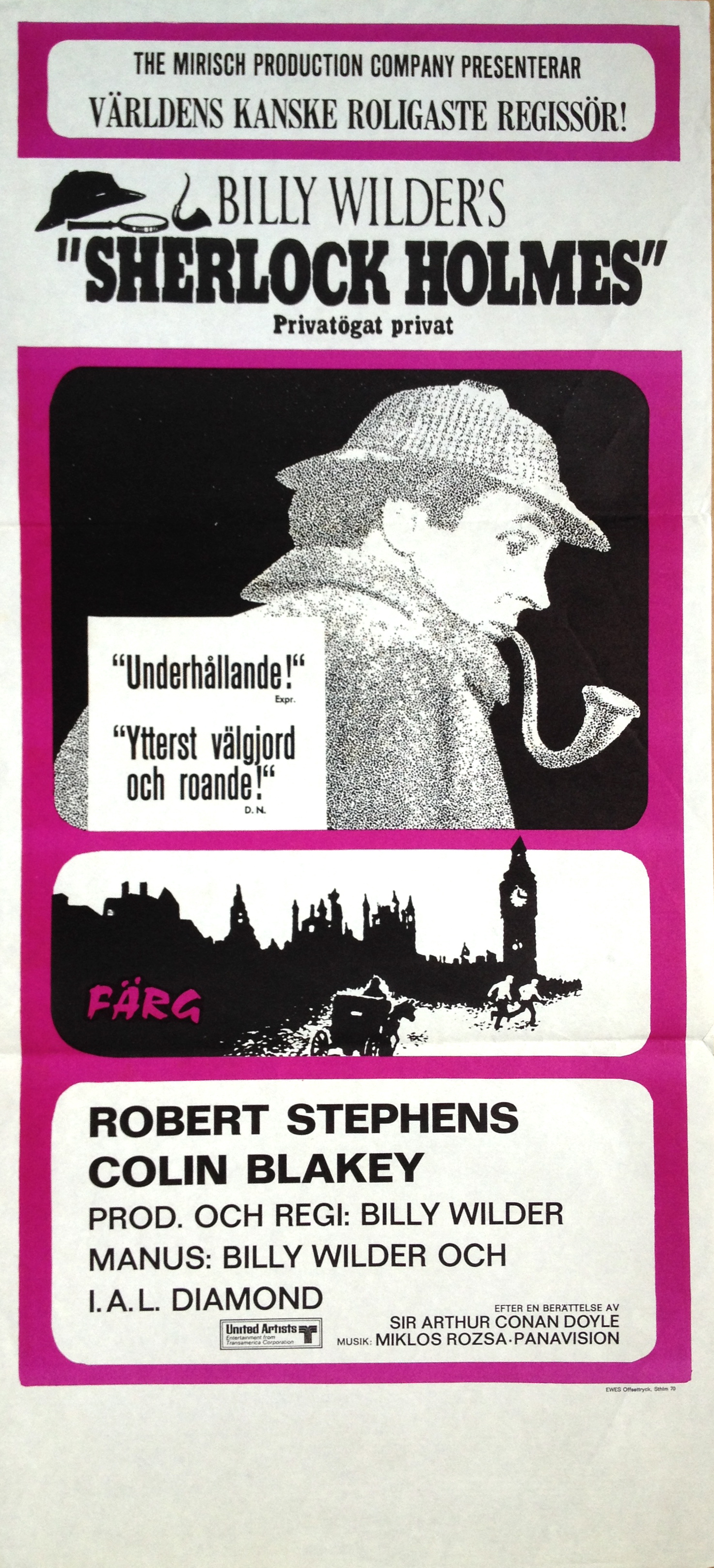 PRIVATE LIFE OF SHERLOCK HOLMES (1970)