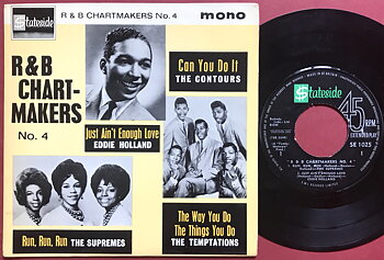 EDDIE HOLLAND CONTOURS SUPREMES TEMPTATIONS - R & B Chartmakers no 4 UK EP 1964