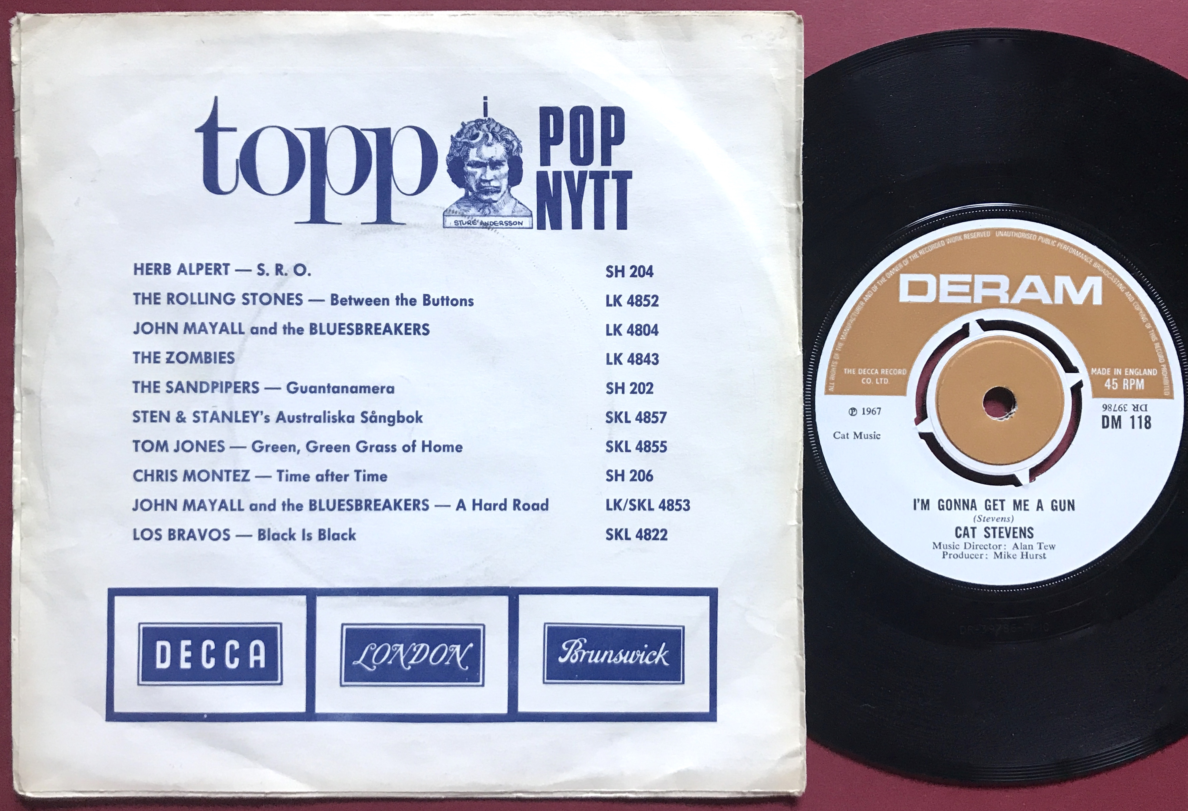 CAT STEVENS - School is out Swe PS 1967 - 2
