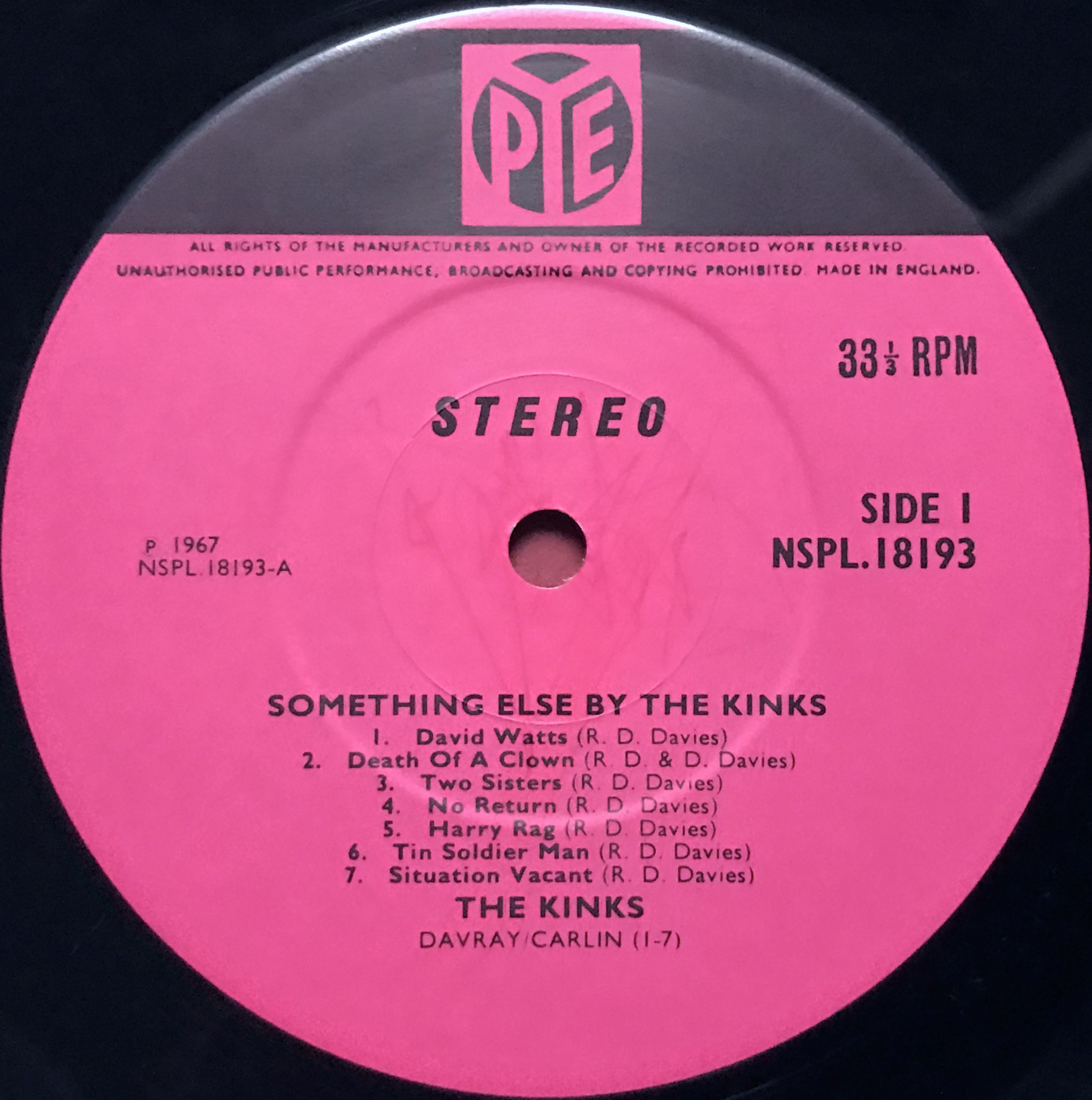 KINKS - Something else UK-orig Stereo LP 1967 - 4