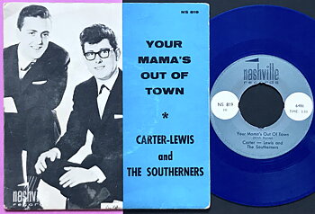 CARTER-LEWIS and the SOUTHERNERS - Your mama´s out of town Swe PS 1963