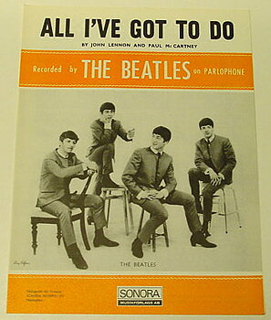 Beatles - All I've got to do Sheet music 1963