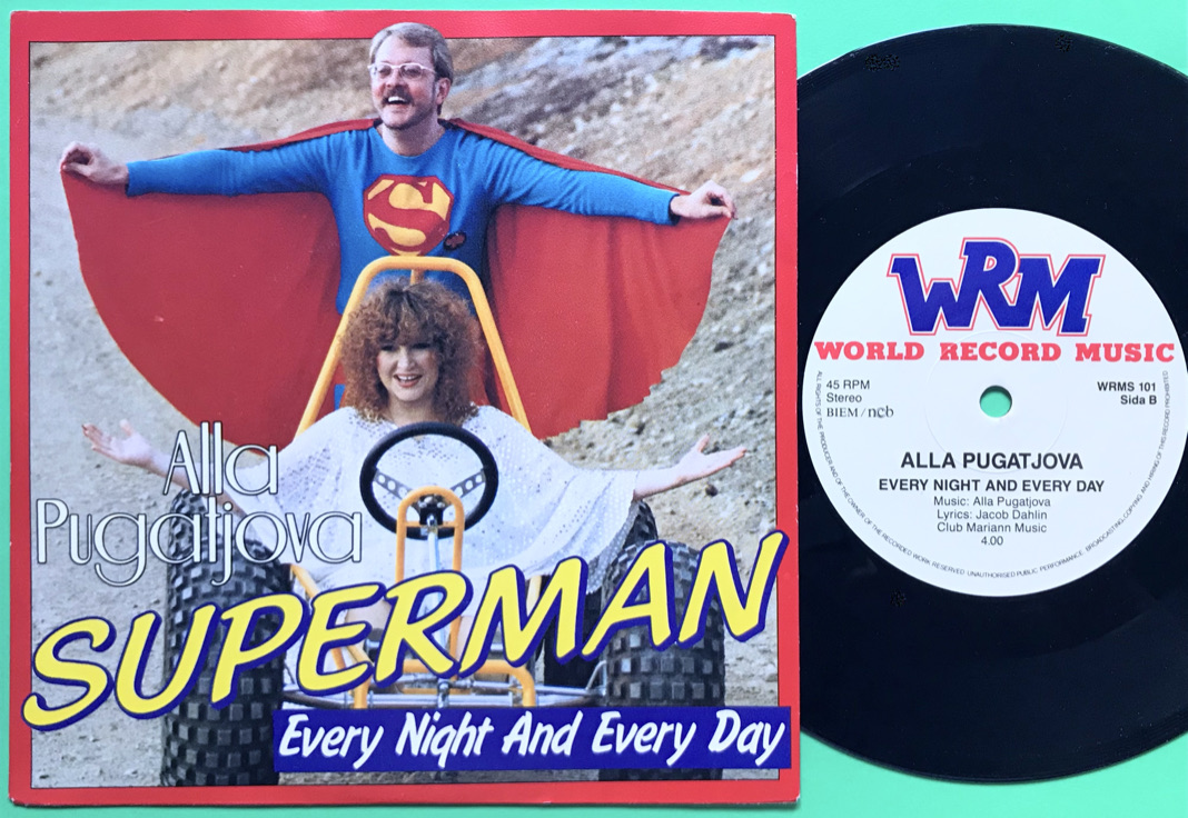 ALLA PUGATJOVA - Superman Swe PS 1985 - 2