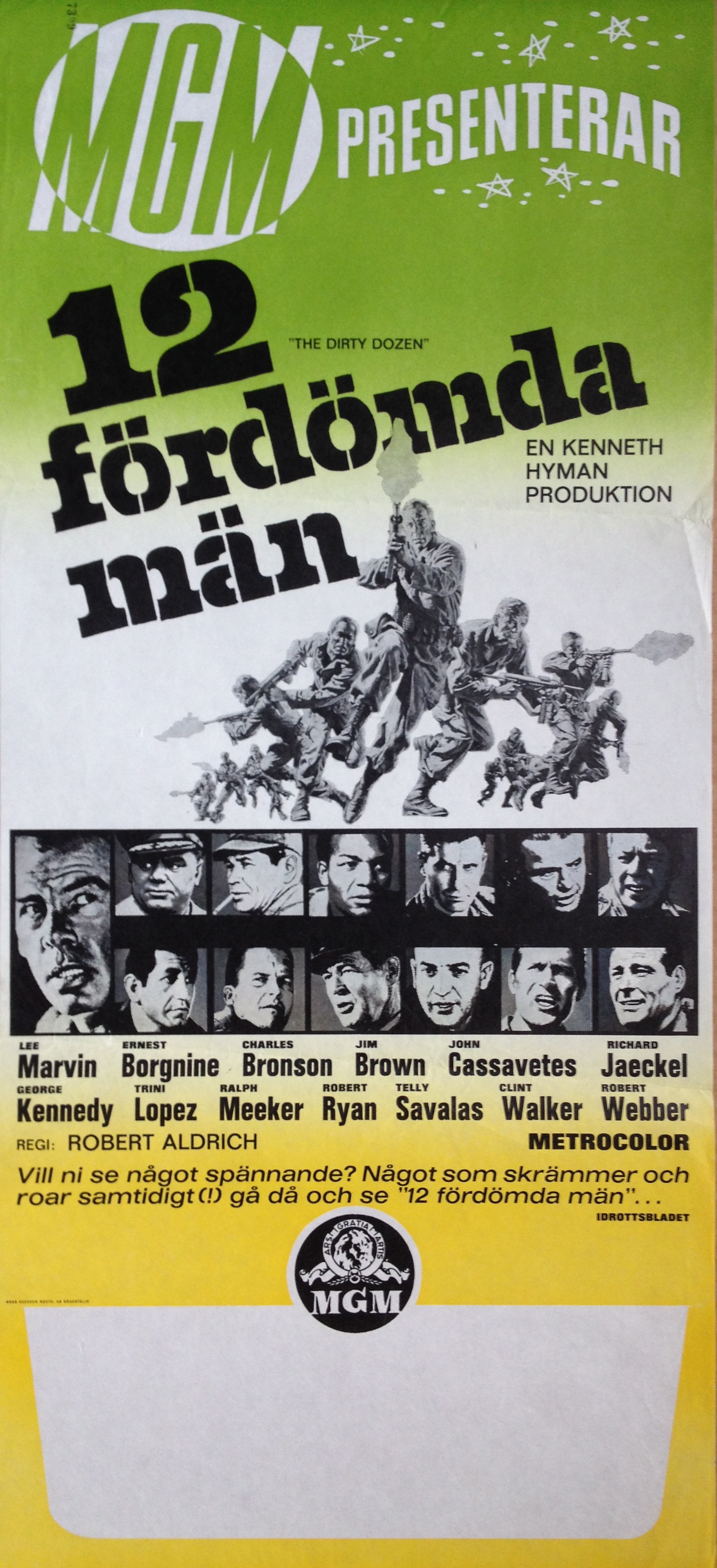 12 FÖRDÖMDA MÄN (1967)