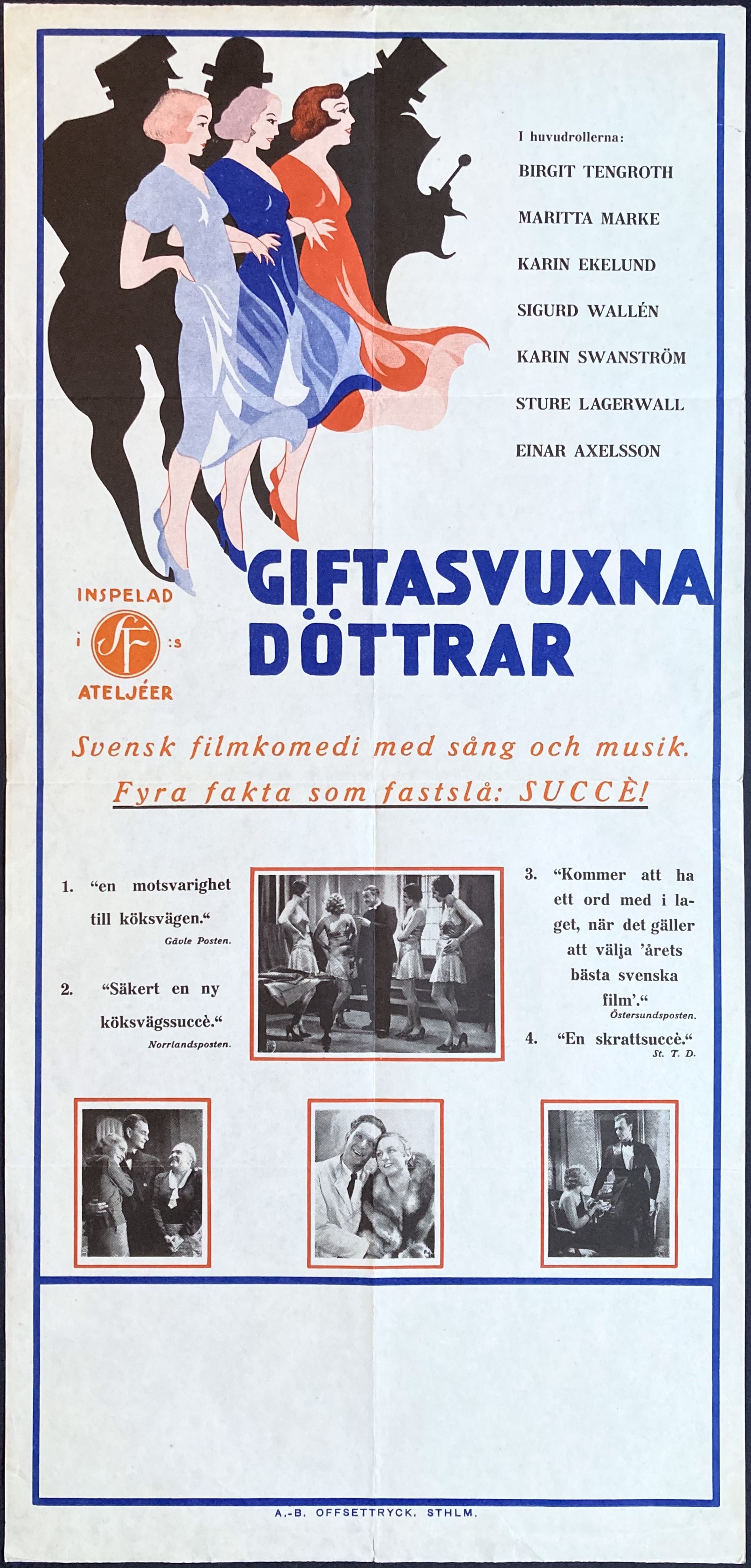 GIFTASVUXNA DÖTTRAR (1933)