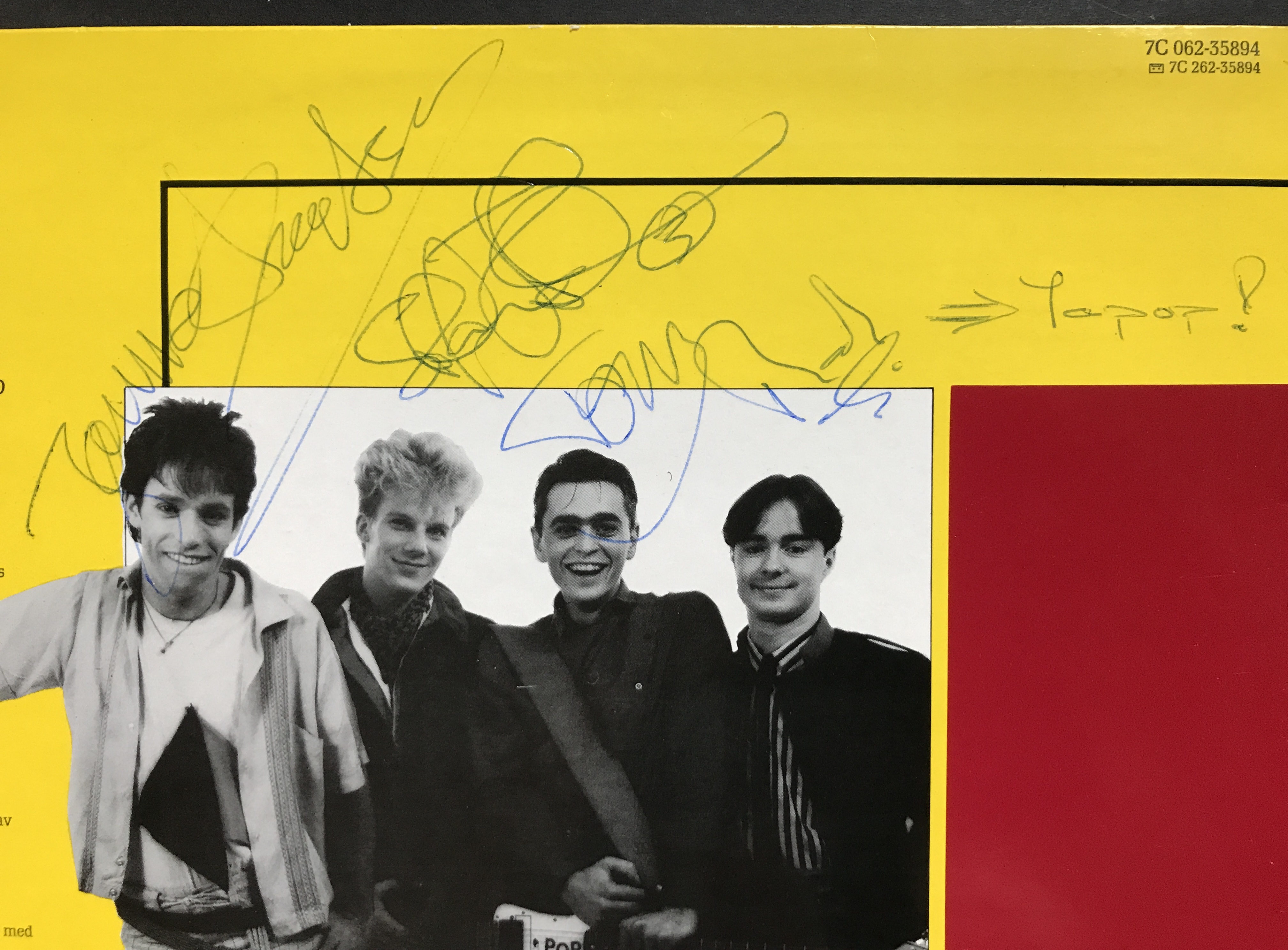 JAPOP - Rysk pop SIGNERAD LP 1982 - 3