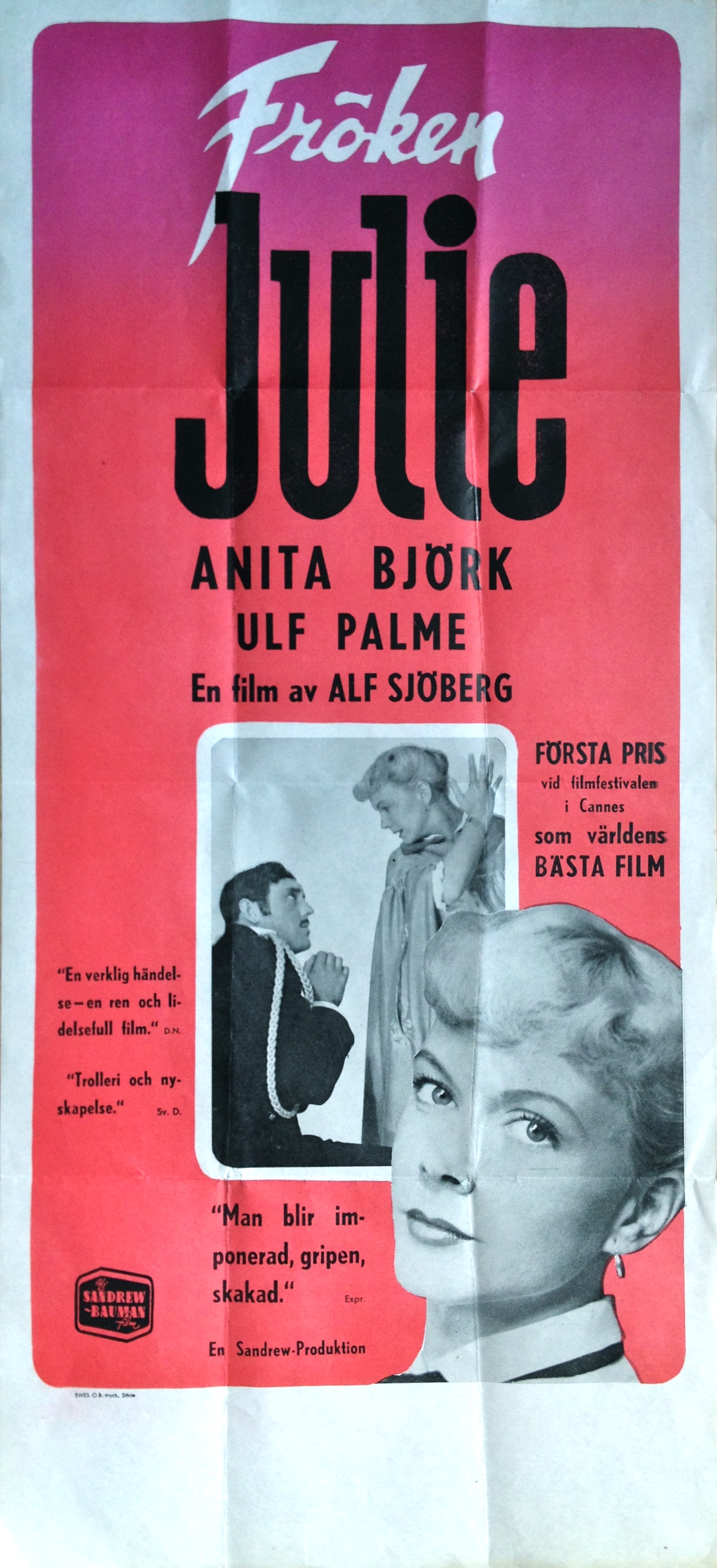 FRÖKEN JULIE (1951)
