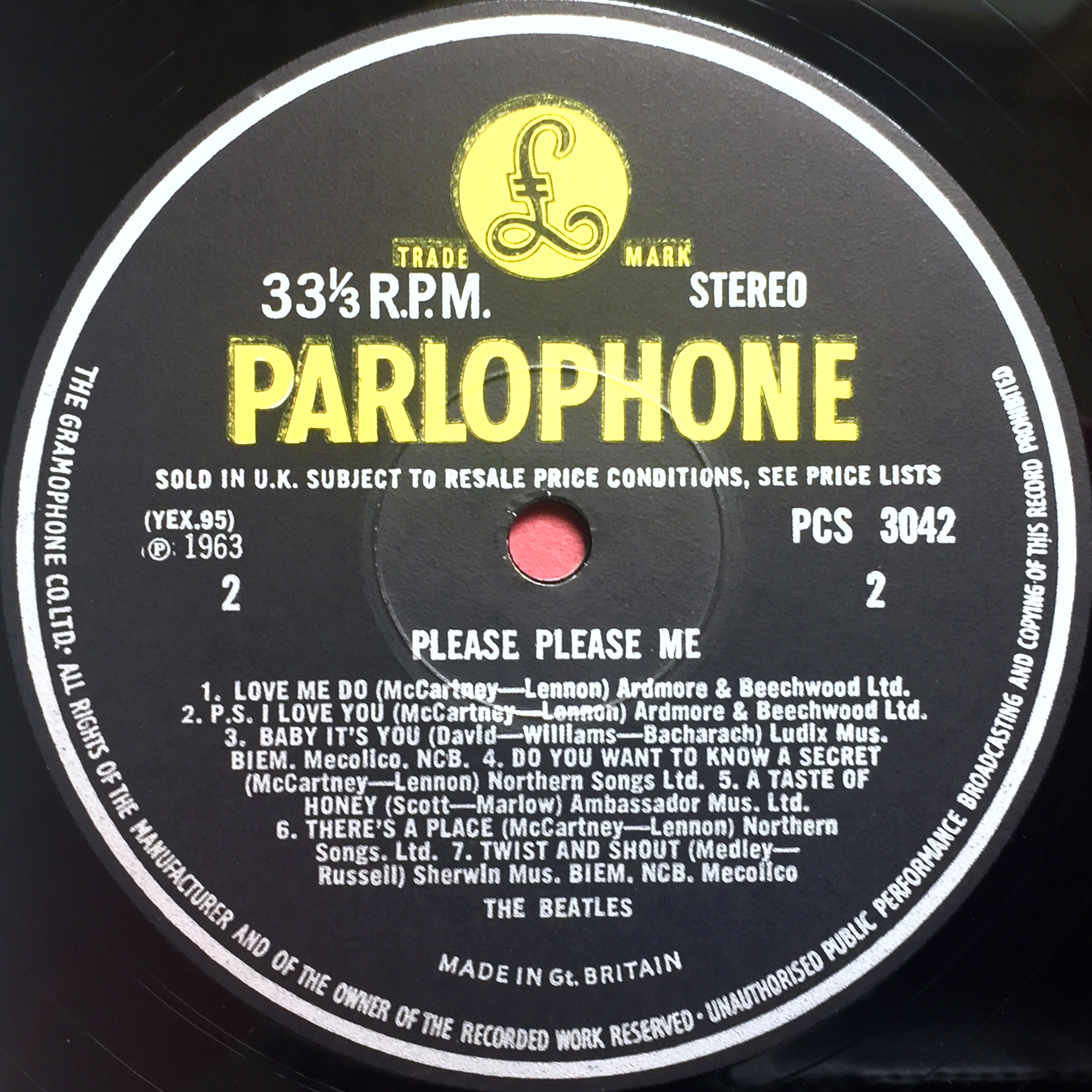 BEATLES - Please, please me UK stereo LP 1963 - 4