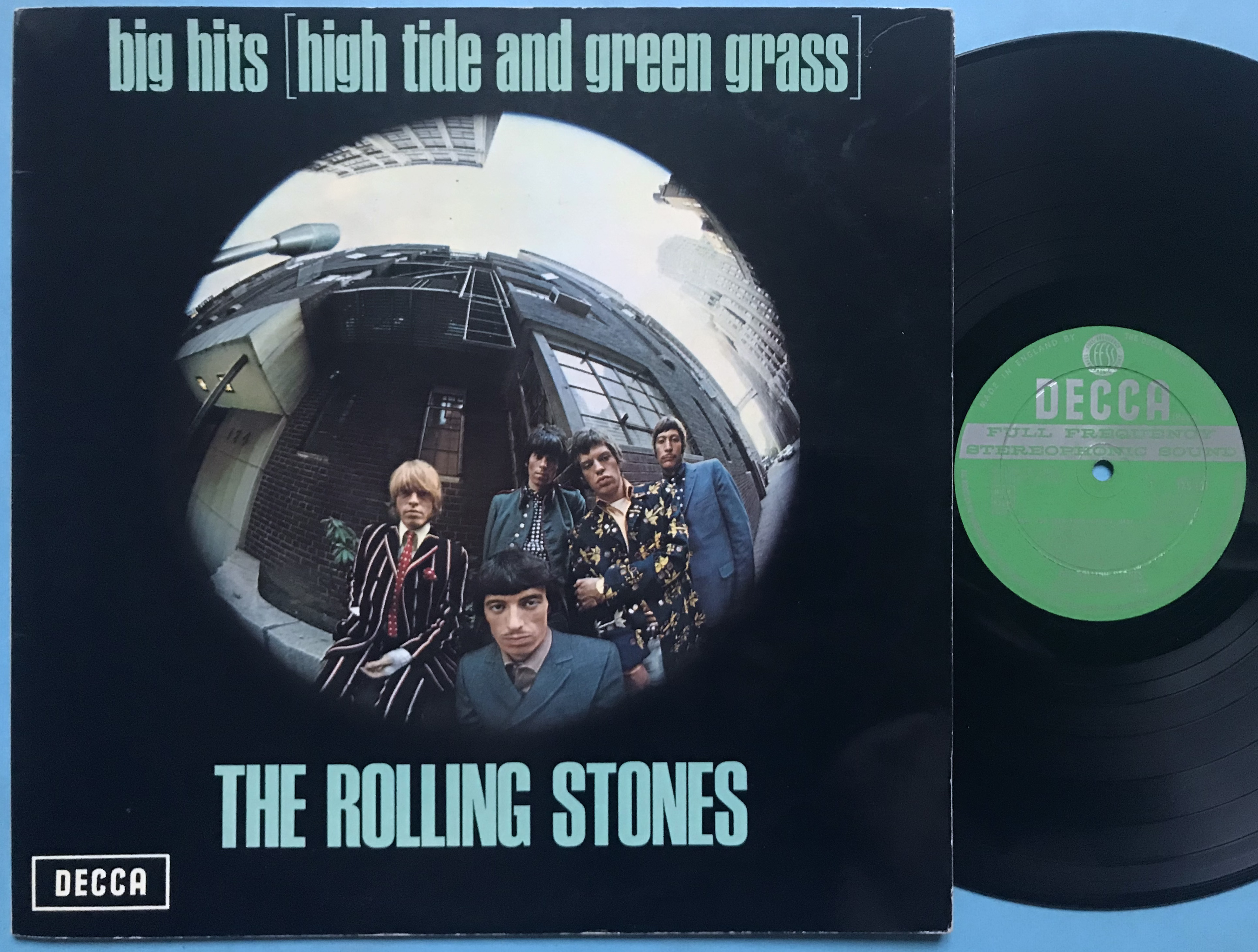 ROLLING STONES - Big hits / High tide and green grass UK-orig Stereo LP 1966