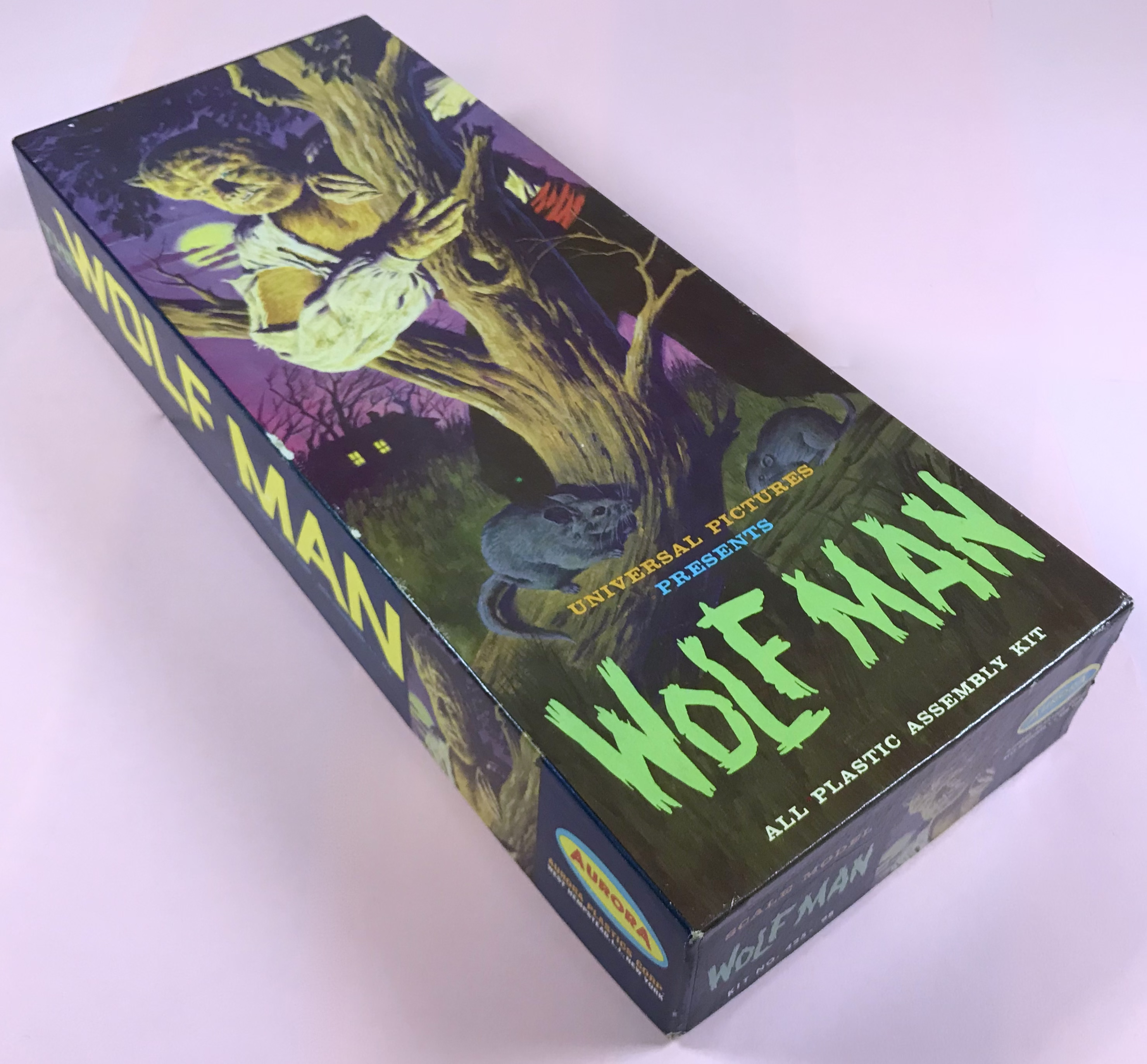 THE WOLF MAN - AURORA plastic assembly kit 1962