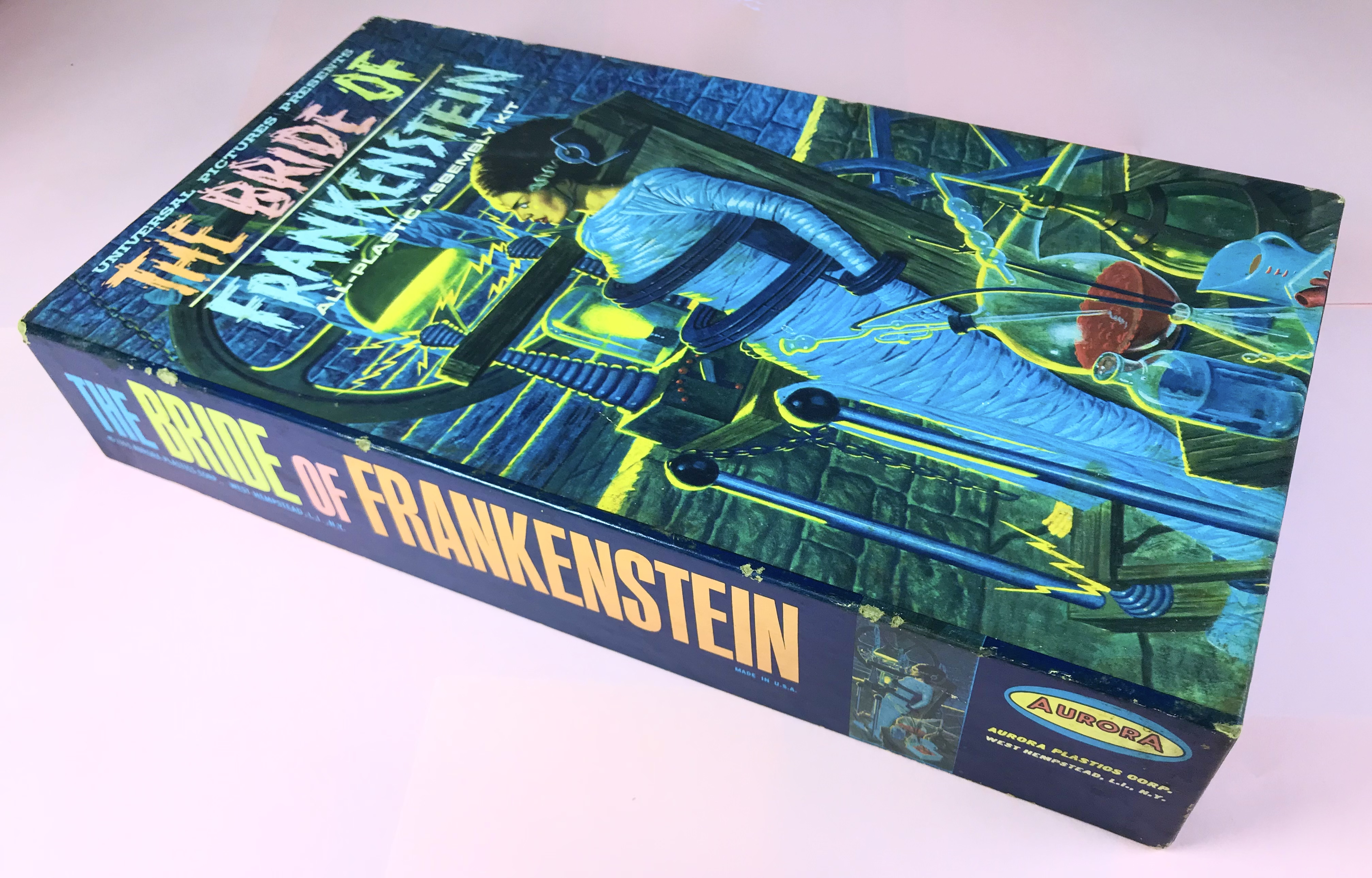 THE BRIDE OF FRANKENSTEIN - AURORA plastic assembly kit 1965 - 2