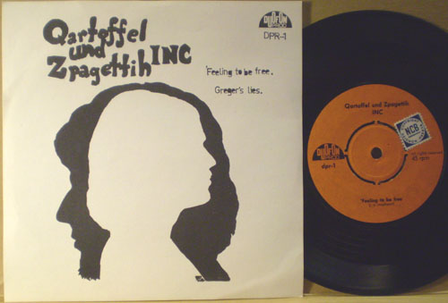 Qartoffel und Zpagettih INC - Feeling to be free Swe PS 1967