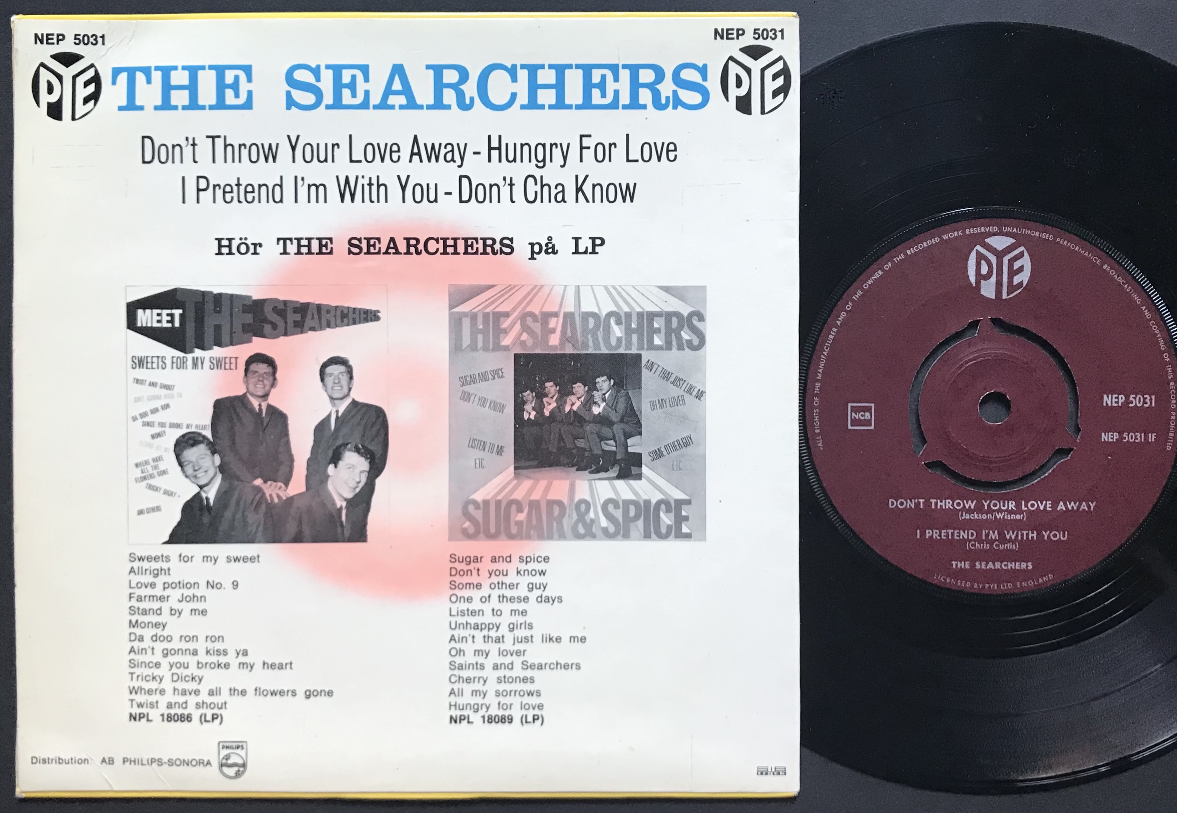 Nostalgipalatset Searchers Don T Throw Your Love Away 3 Swe Ep 1964