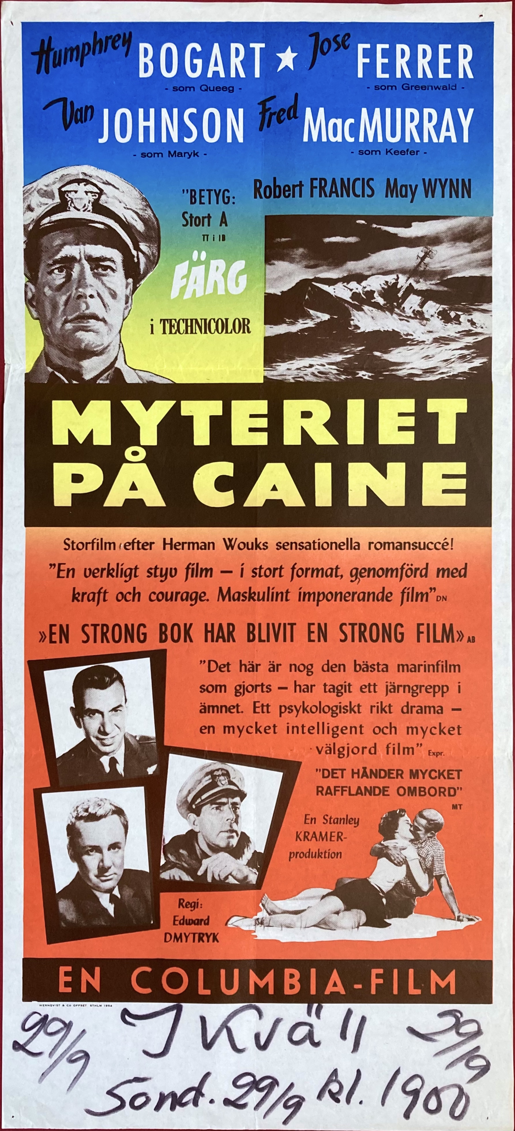 MYTERIET PÅ CAINE (1954)