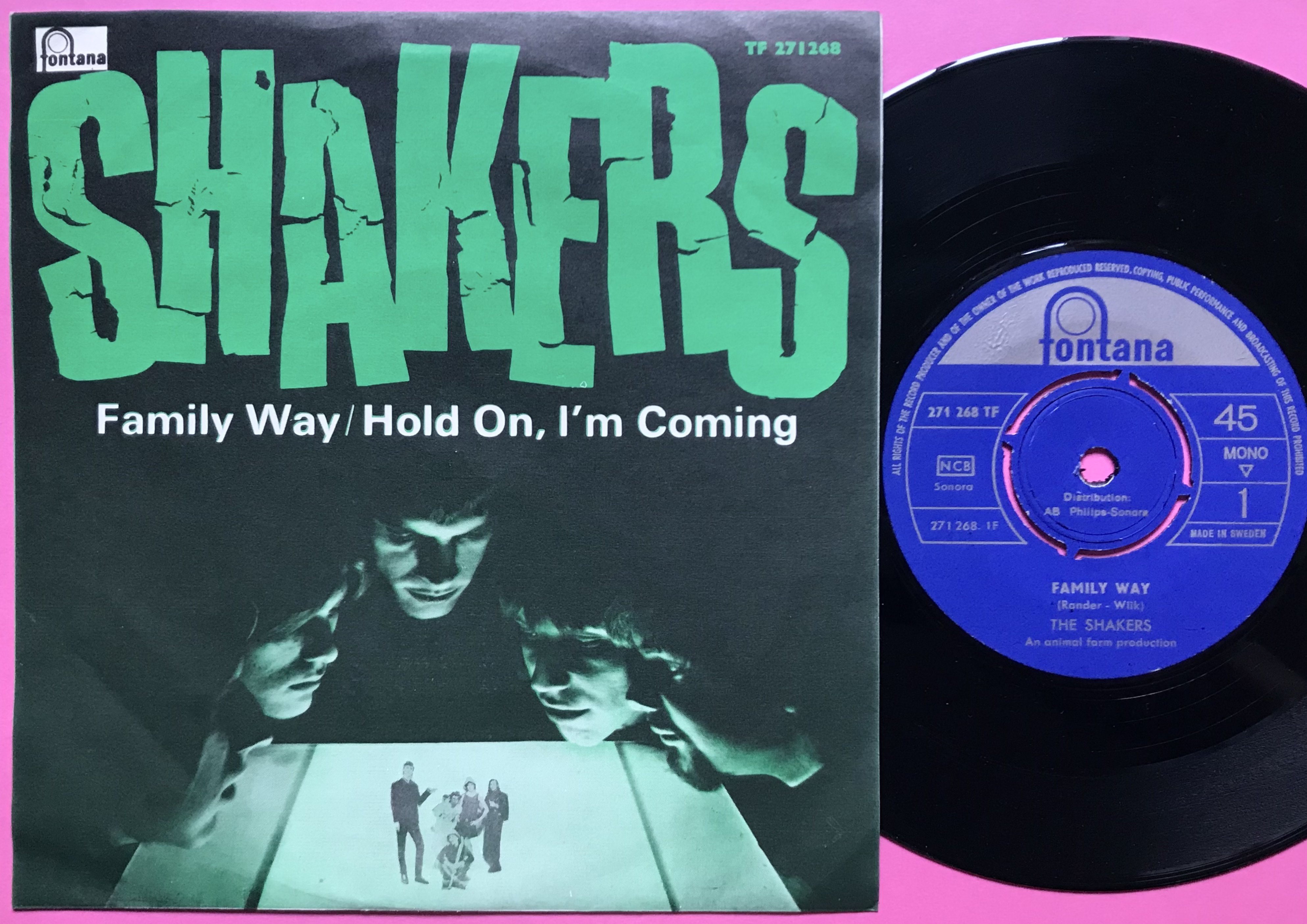 Nostalgipalatset SHAKERS Family way Swe PS 1967