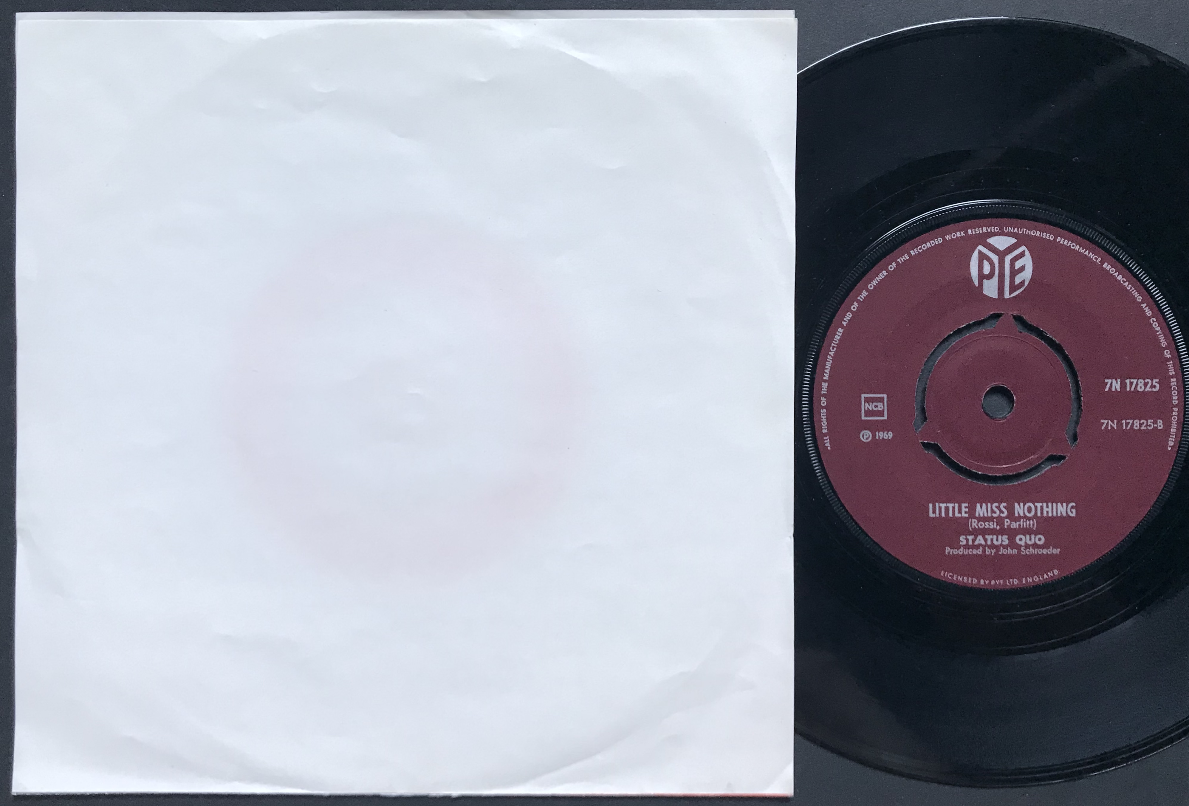 STATUS QUO - The price of love Norsk PS 1969 - 2