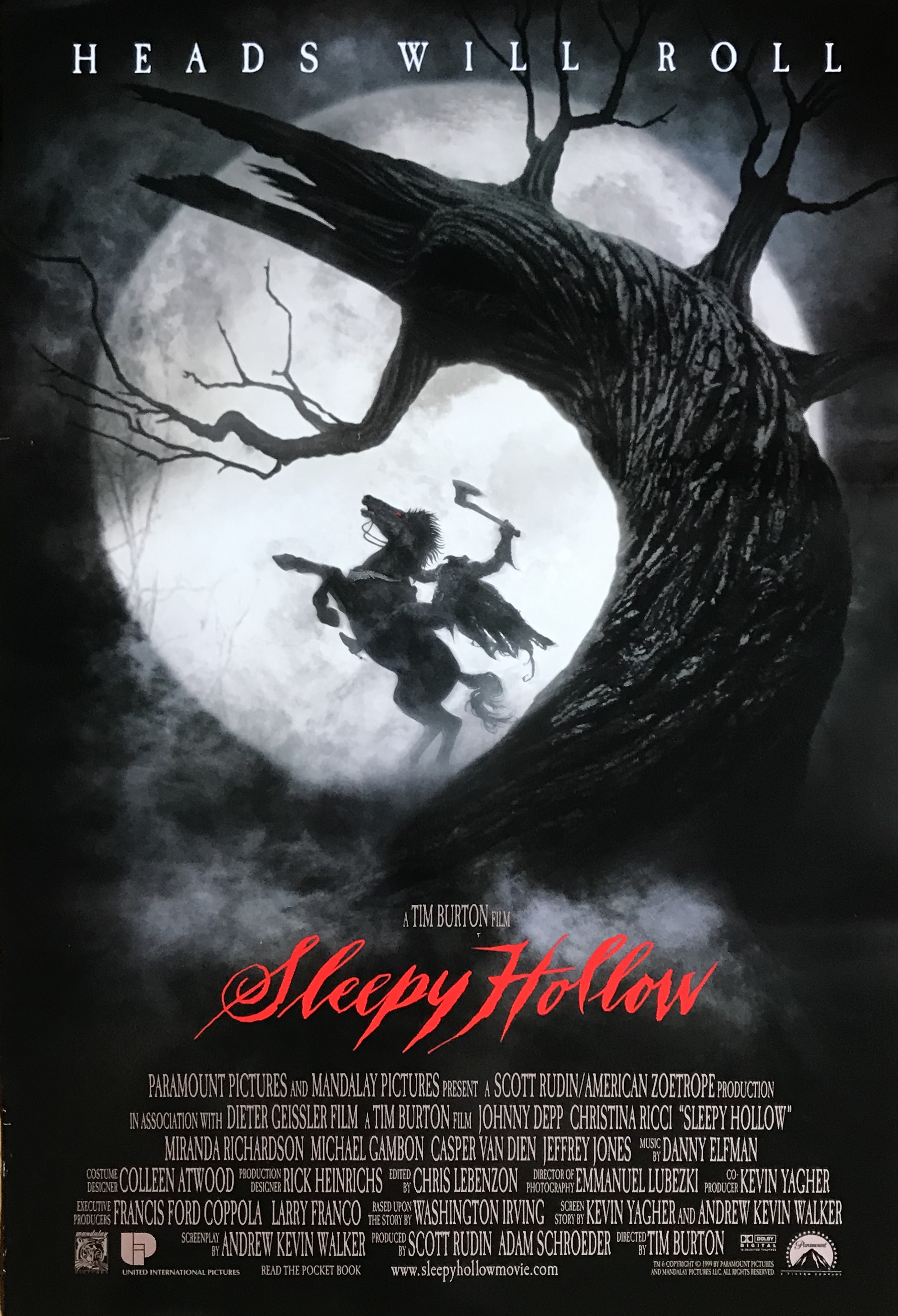 SLEEPY HOLLOW (1999) Style B