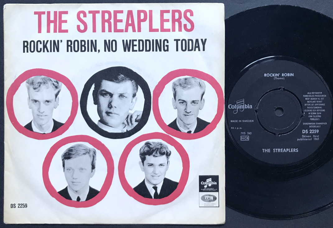 STREAPLERS - Rockin´ Robin Swe PS 1965