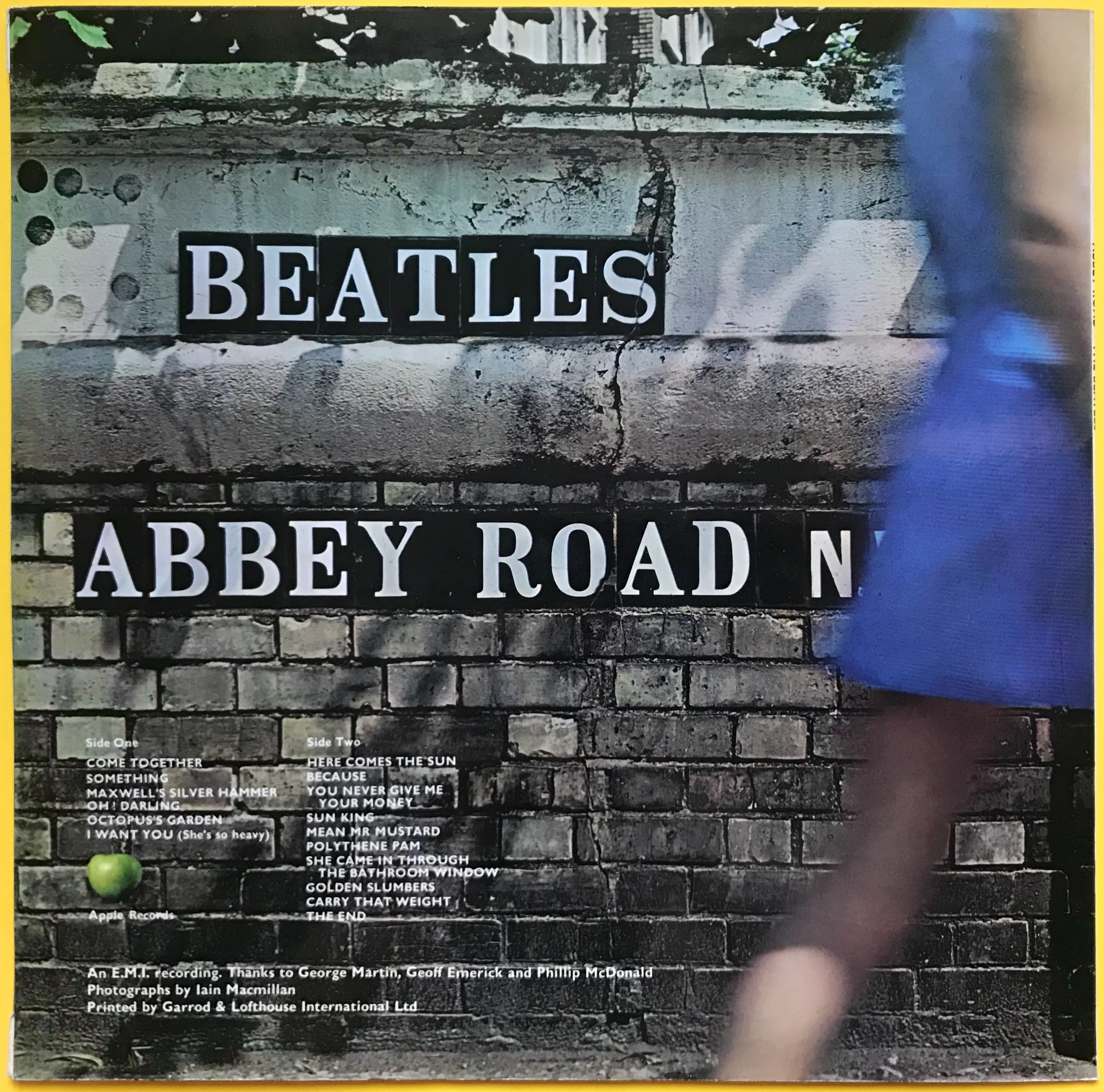 BEATLES - Abbey road UK LP 1969 - 3