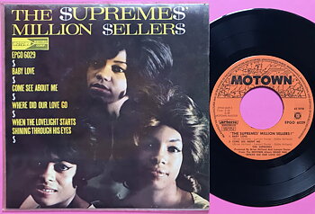 SUPREMES - Million sellers Holland EP 1965
