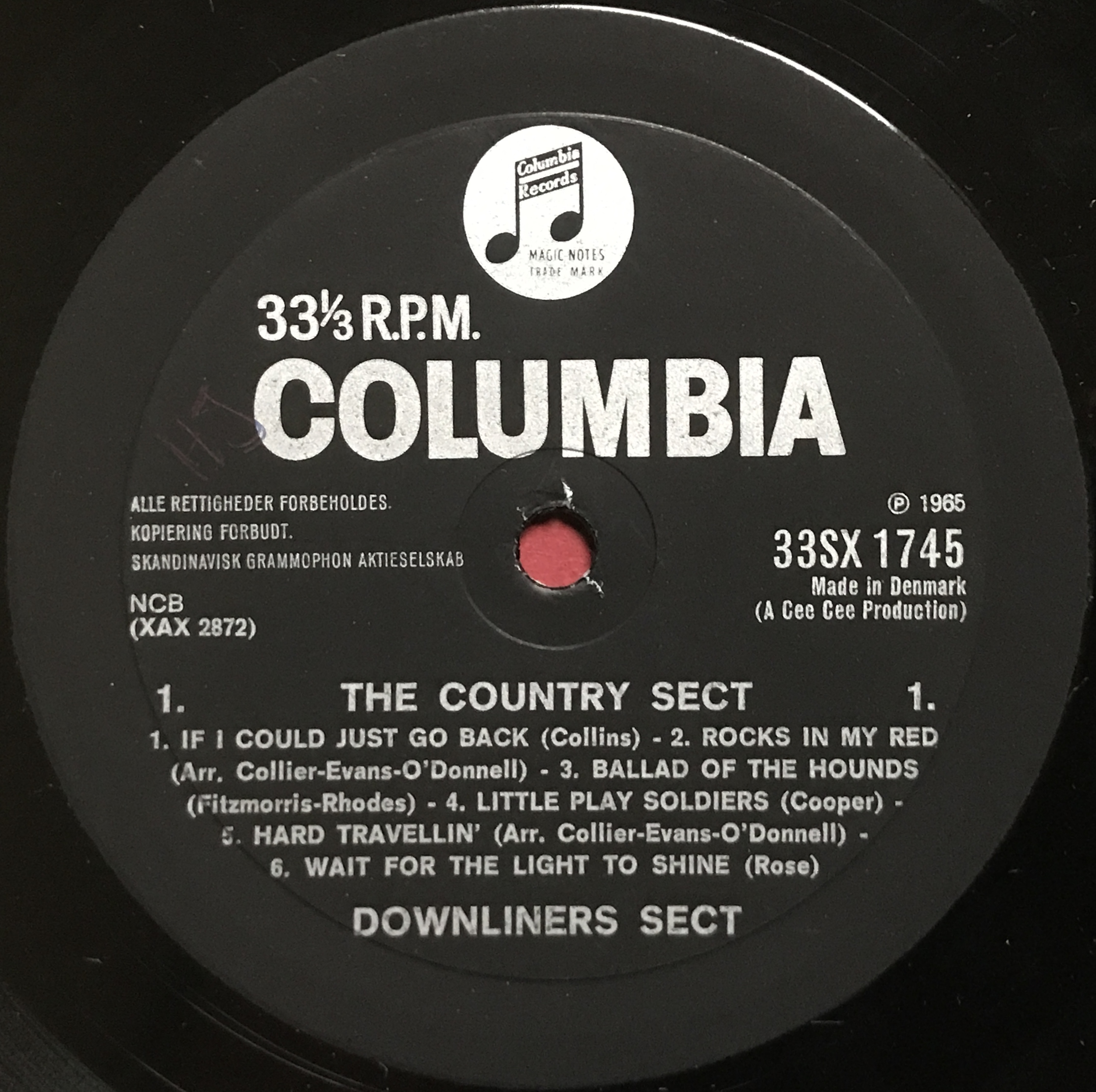 オリジナルDownliners Sect-The Sect 33SX 1658 Downliners Sect