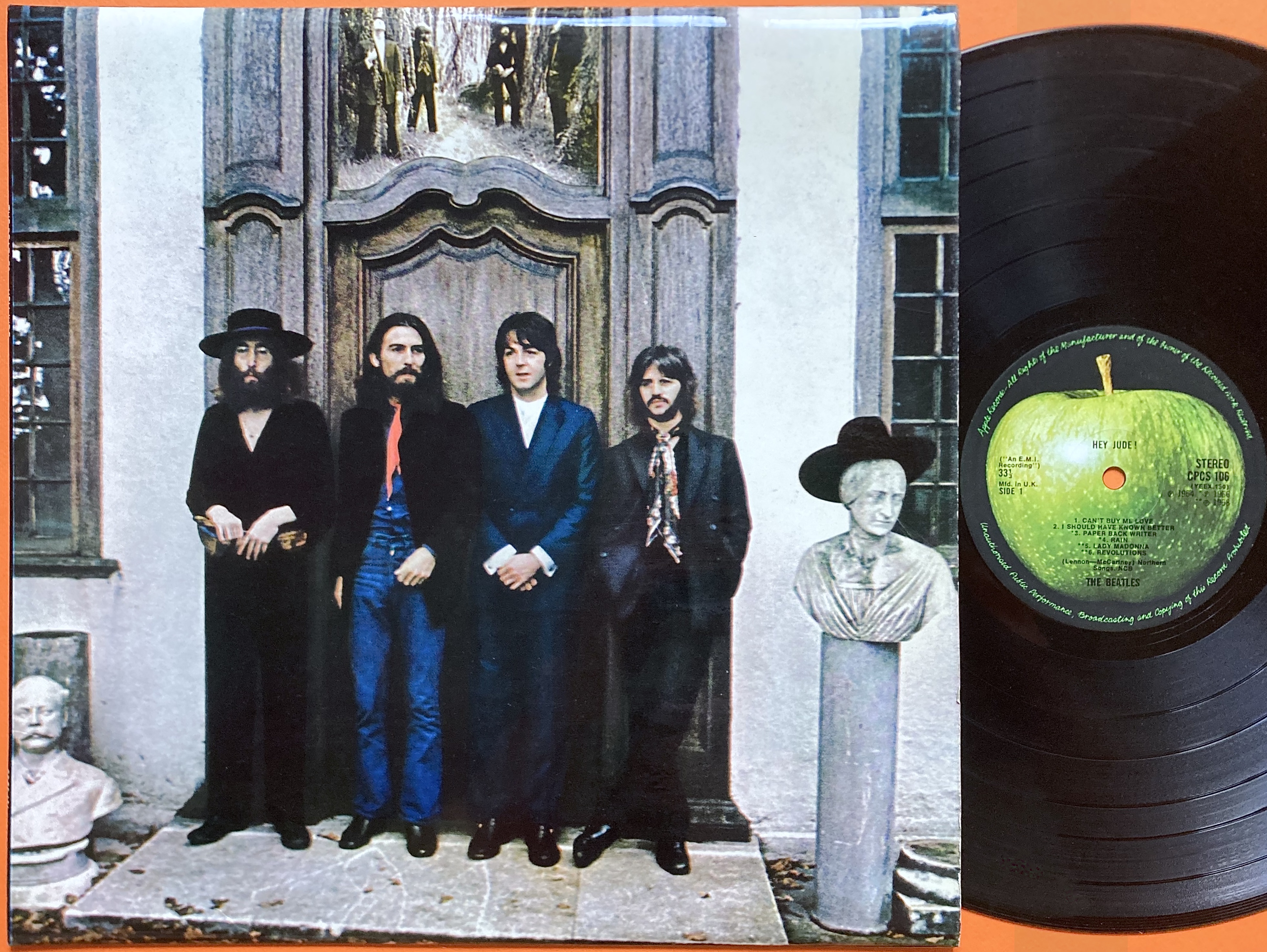 BEATLES - Hey Jude! Misprint UK-orig Export LP 1970