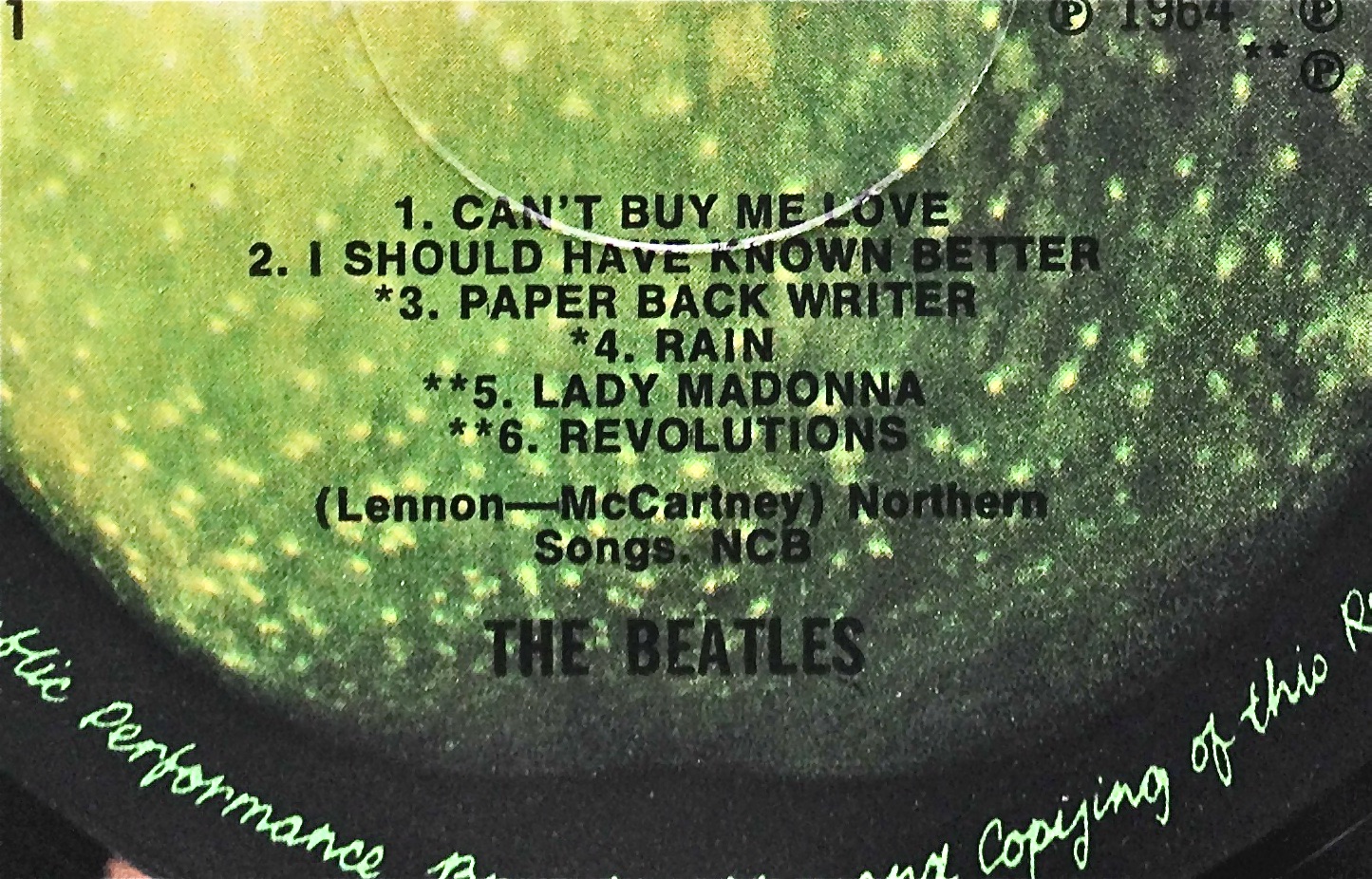 BEATLES - Hey Jude! Misprint UK-orig Export LP 1970 - 5