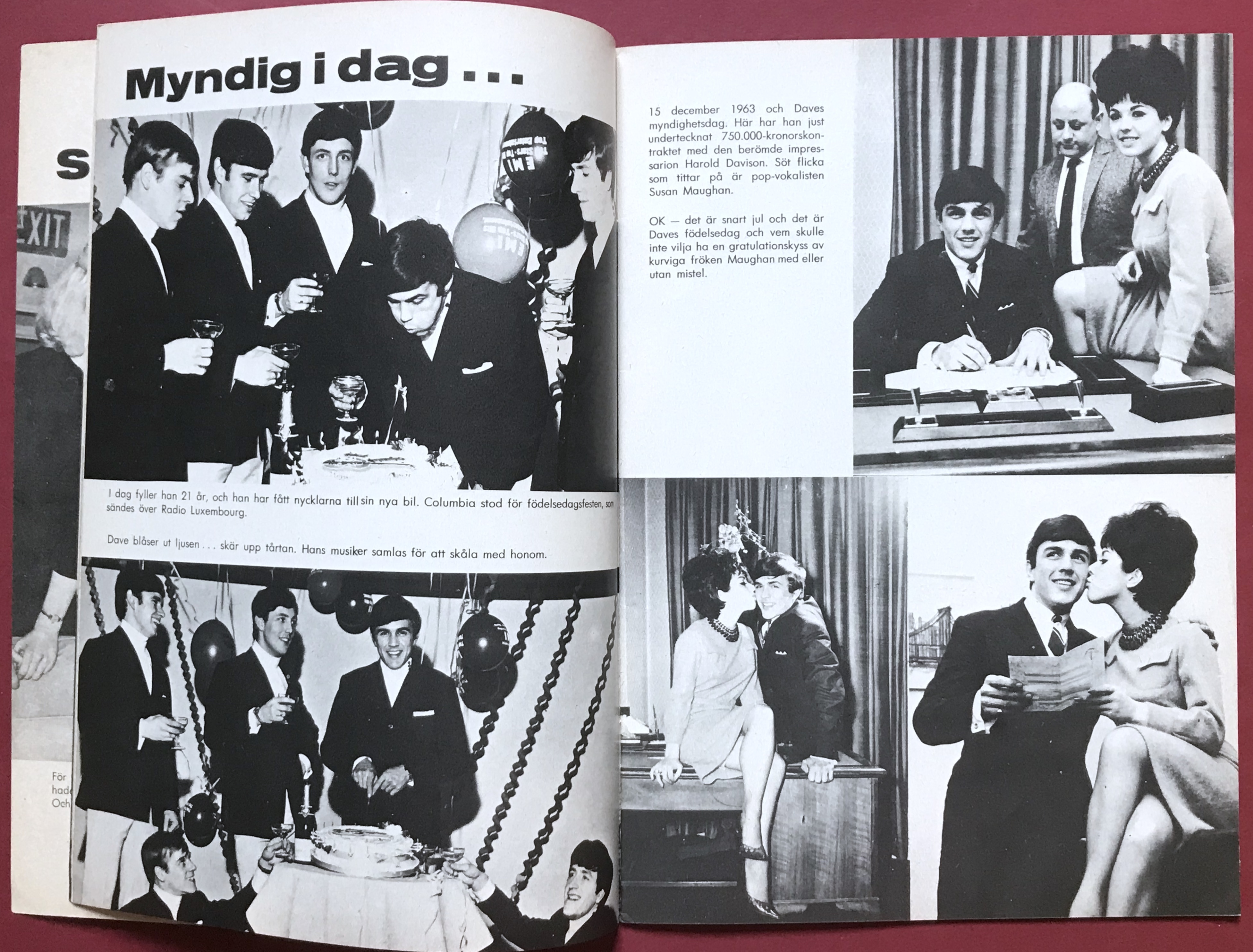 DAVE CLARK - Träff med 1964 Poptidning - 3