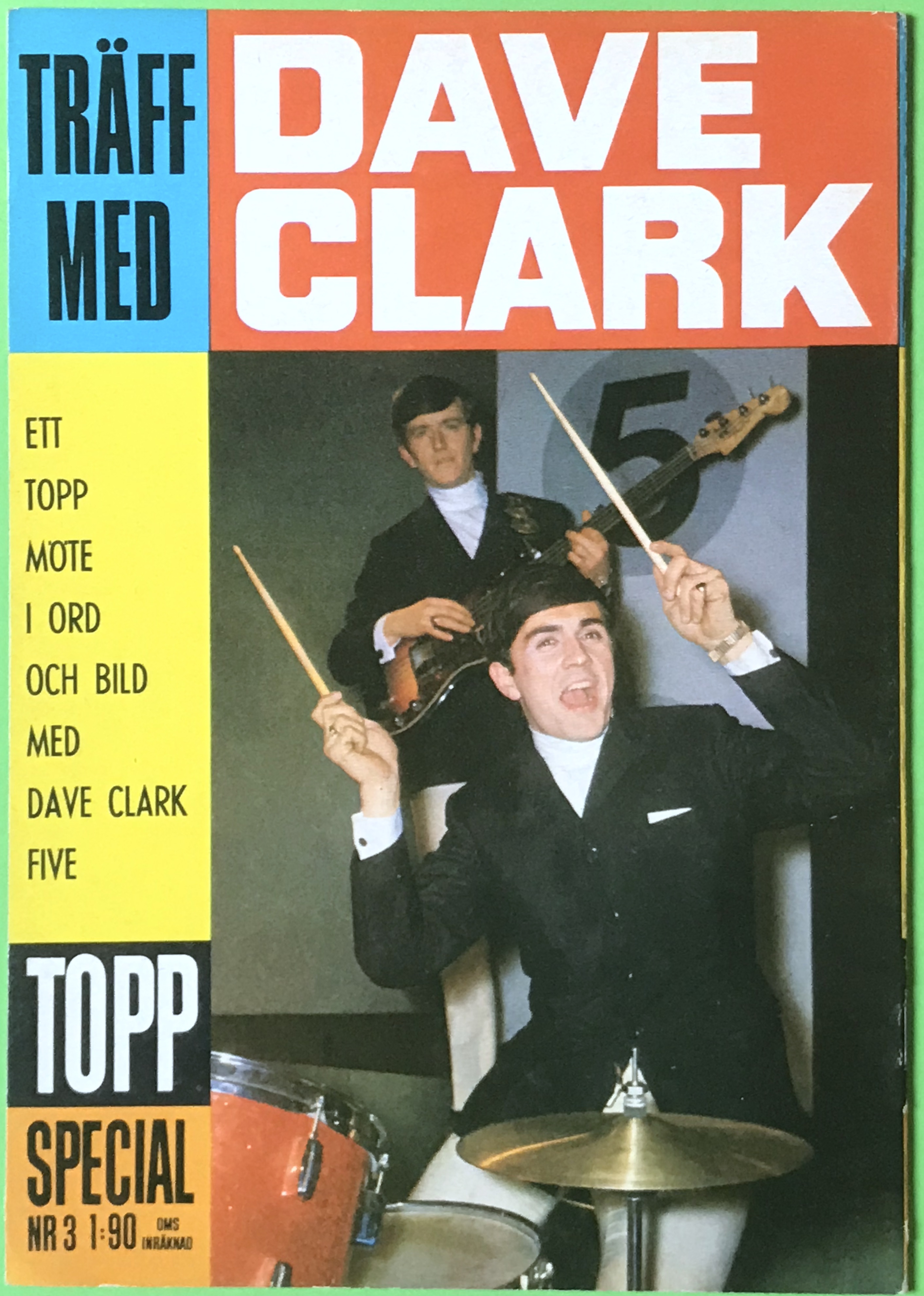 DAVE CLARK - Träff med 1964 Poptidning - 2