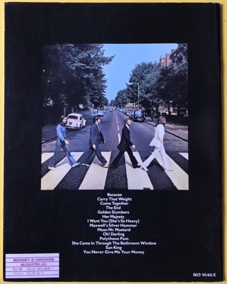 BEATLES - Abbey road Nothäfte 1969 - 2