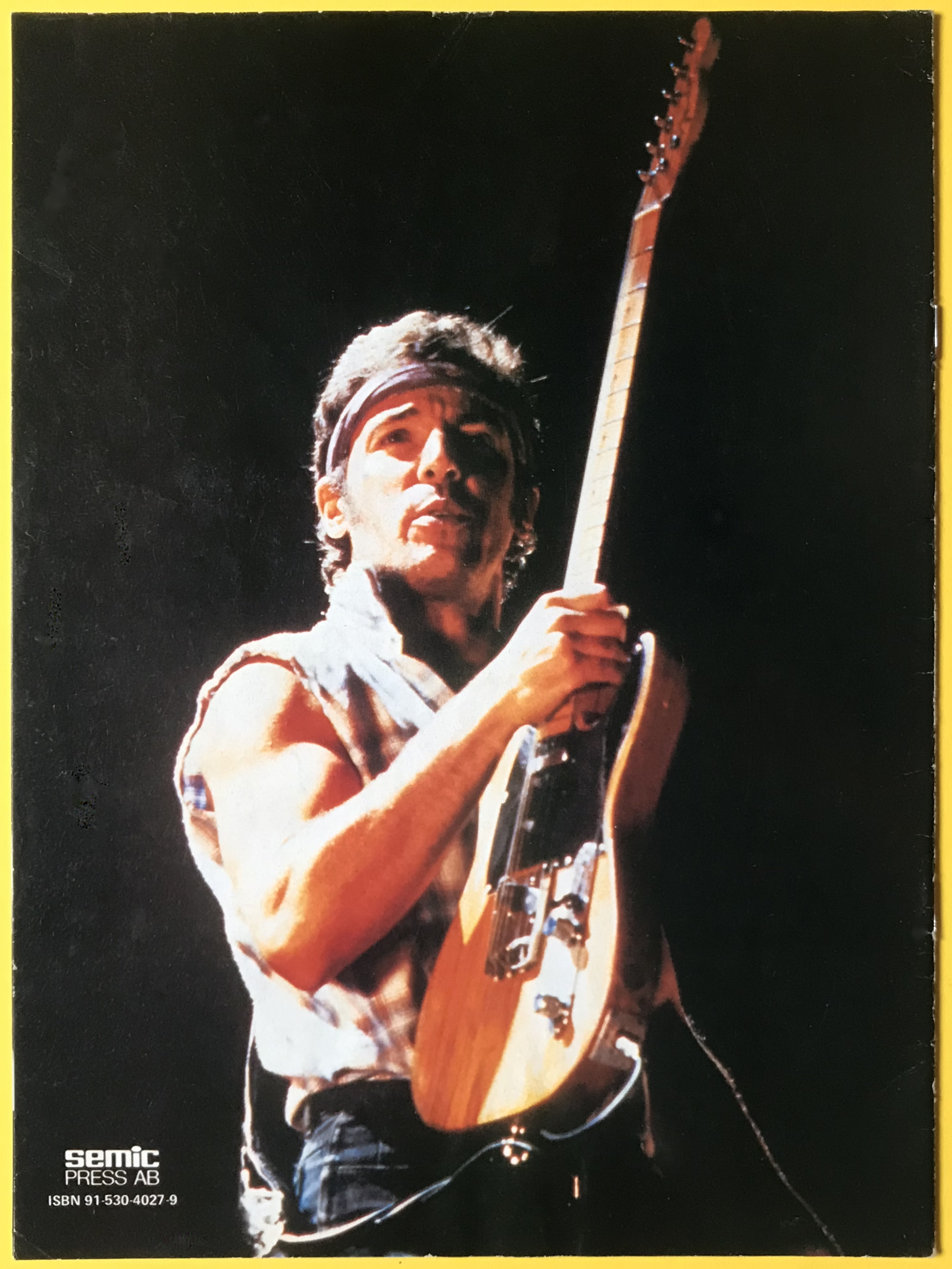 ROCK POSTER Special - BRUCE SPRINGSTEEN poptidning 1985 - 2