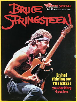 ROCK POSTER Special - BRUCE SPRINGSTEEN poptidning 1985